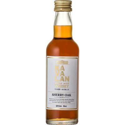 Kavalan Sherry Oak 54% Mini (0,05l) - Gourmet Markt