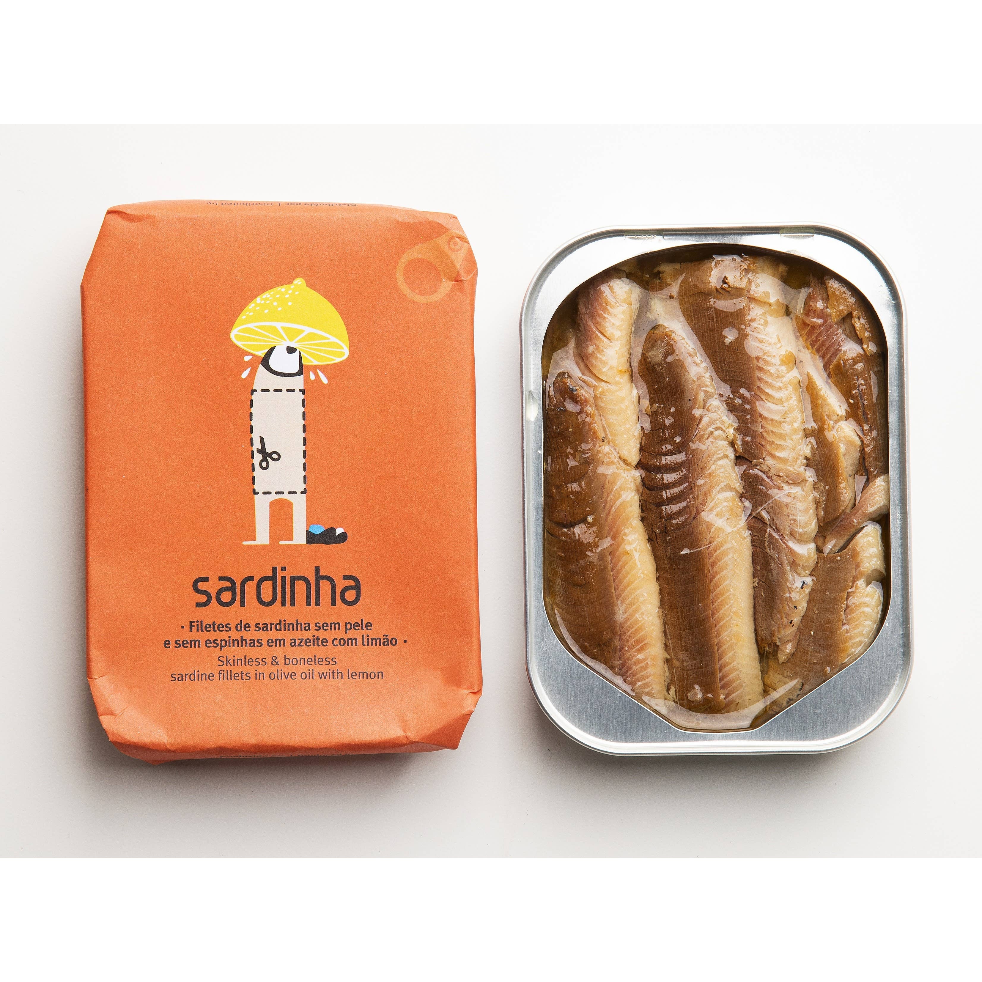Sardinha Sardinenfilets mit Zitrone (100g) - Gourmet Markt
