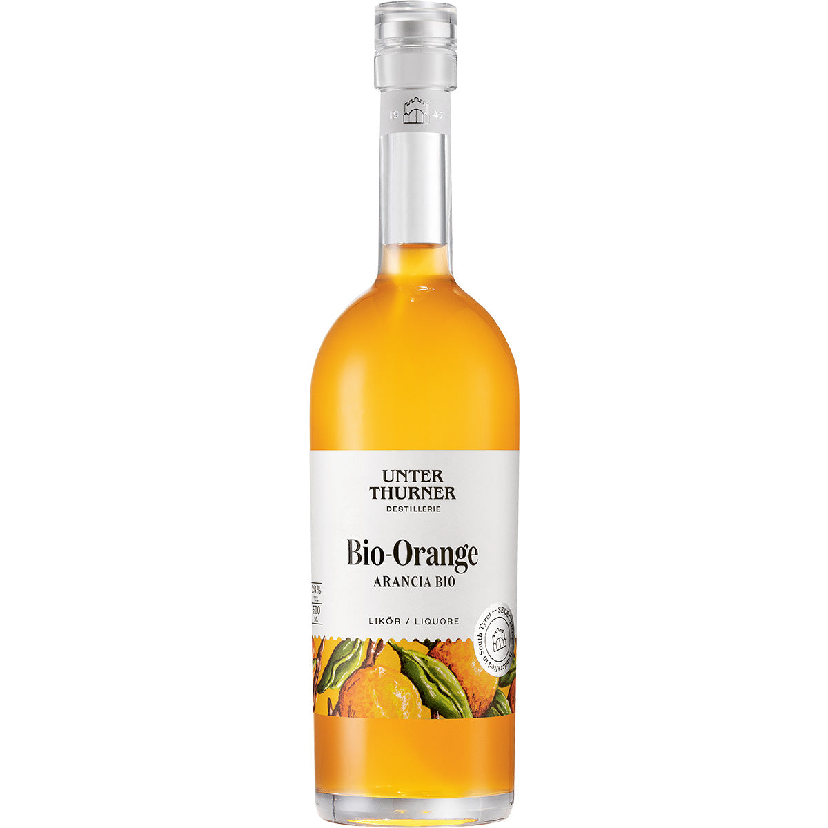 Unterthurner Bio Orangenlikör (0,5l) - Gourmet Markt
