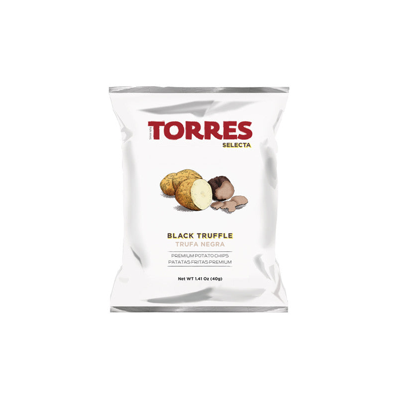Kartoffelchips mit schwarzen Trüffeln (40g)