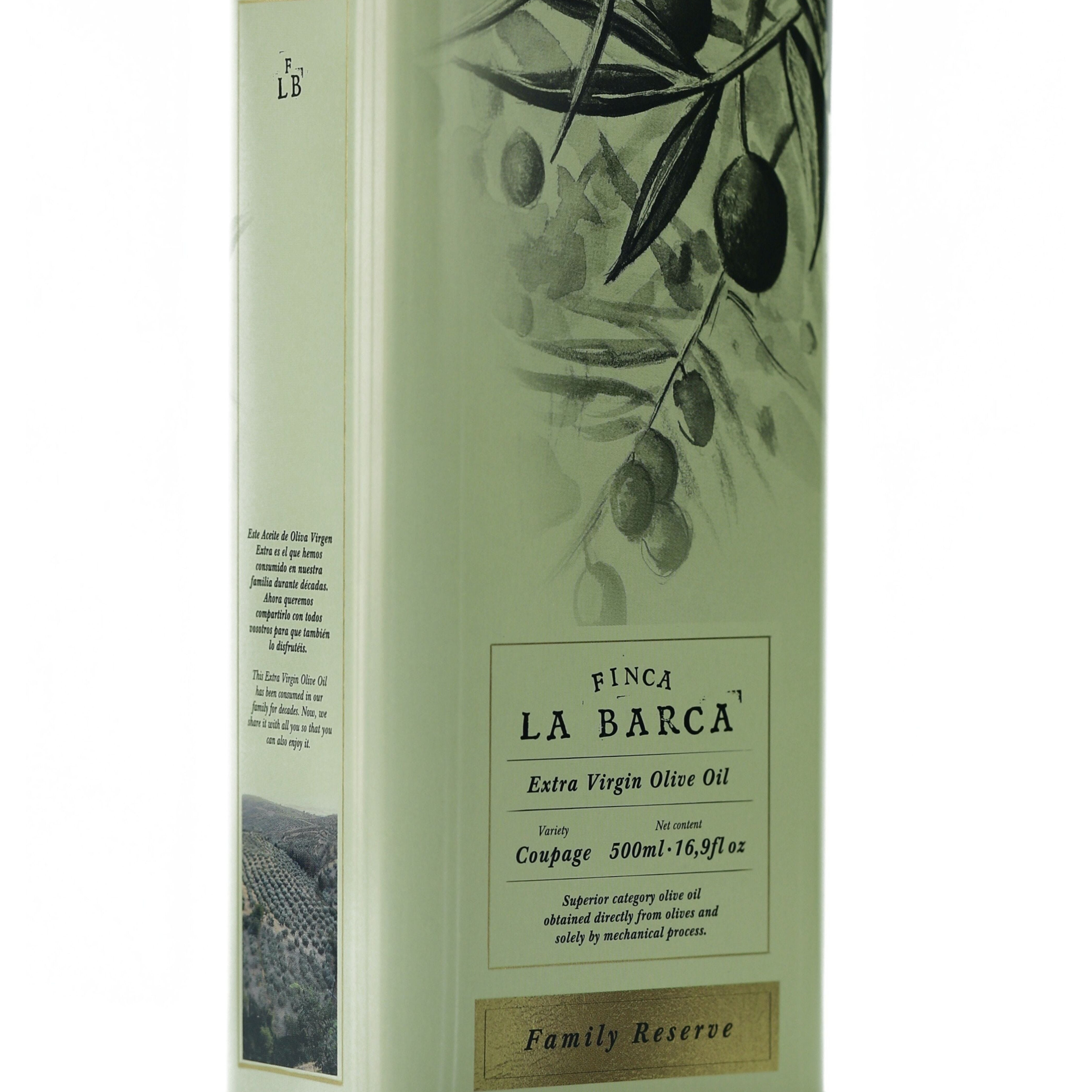 Finca La Barca Natives Olivenöl extra Reserva Familiar (0,5l) - Gourmet Markt