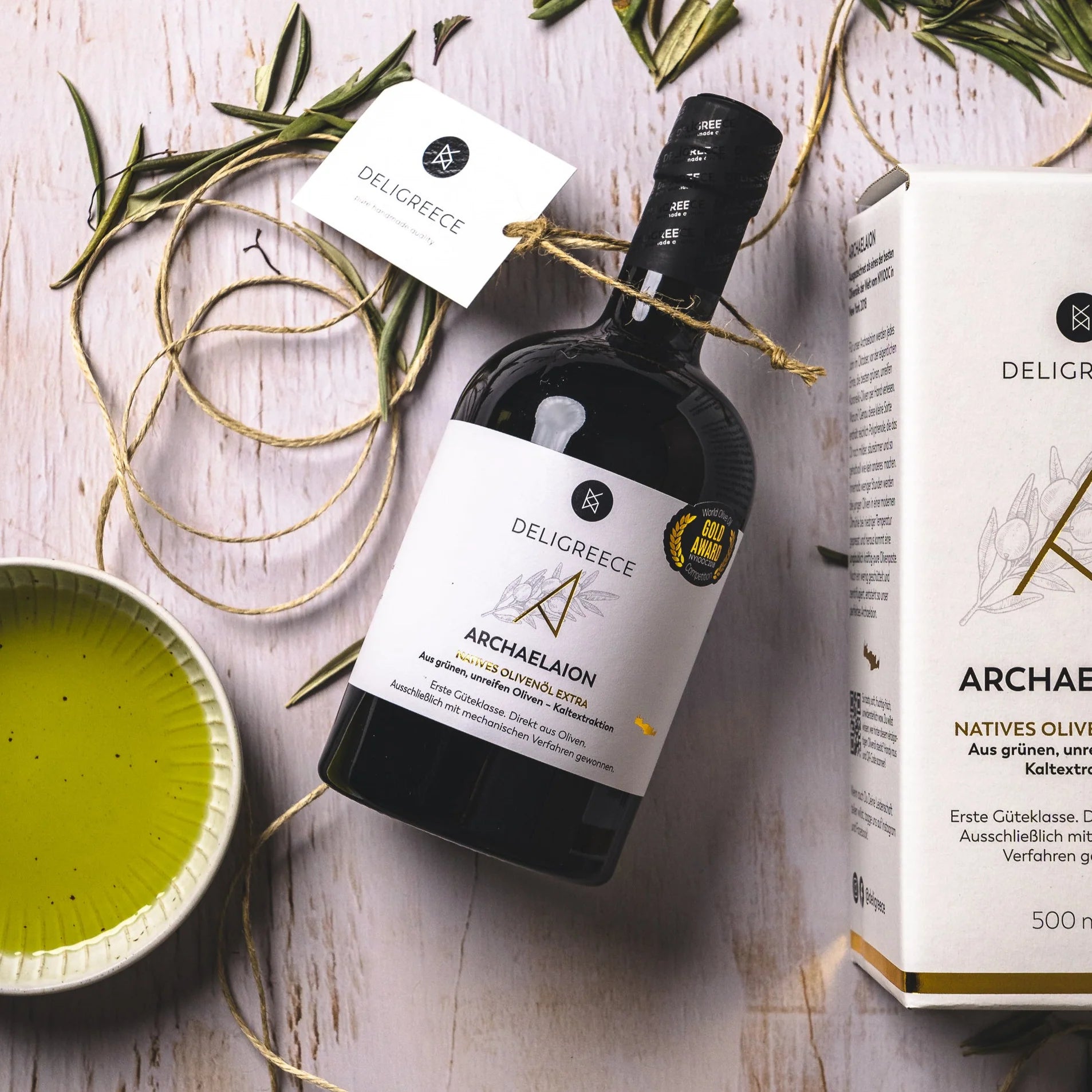 Deligreece Archaelaion natives Olivenöl extra (0,5l) - Gourmet Markt