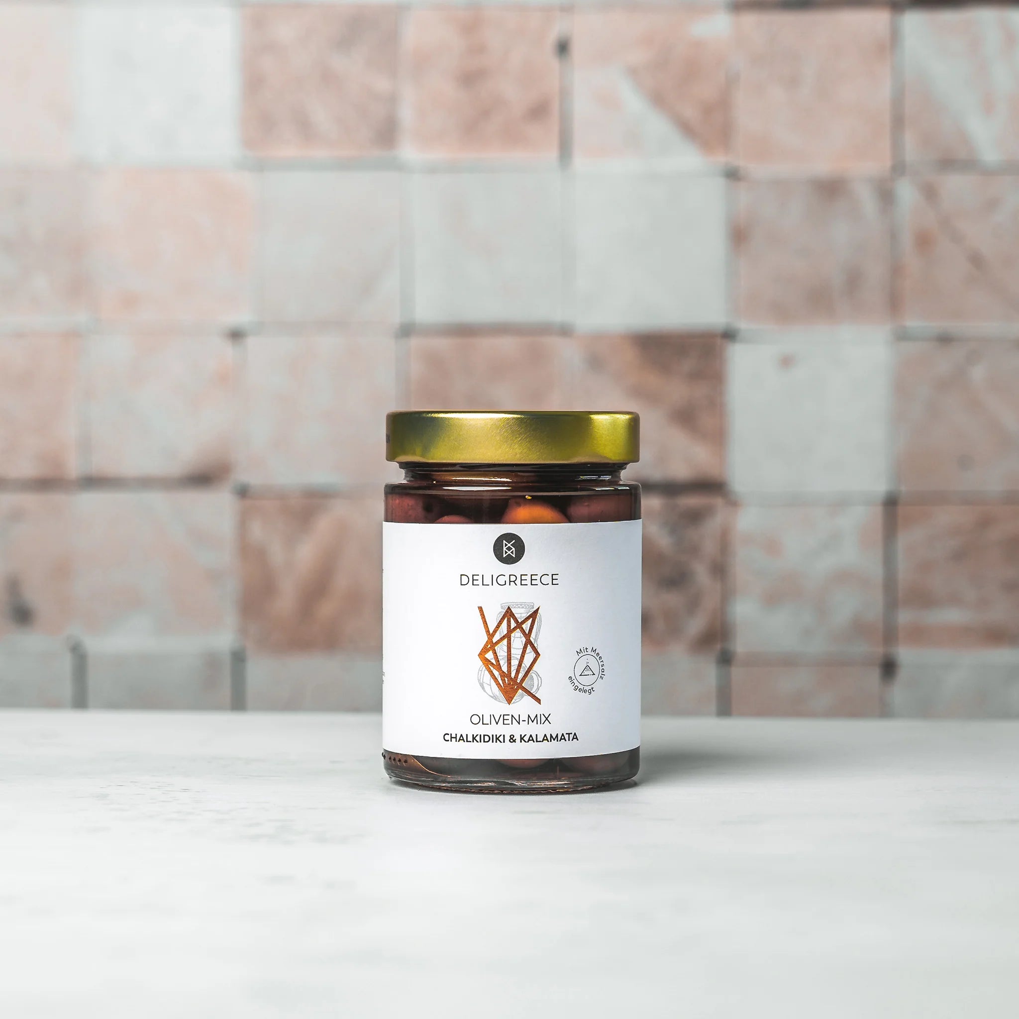 Deligreece Oliven Mix in Salzlake (350g) - Gourmet Markt