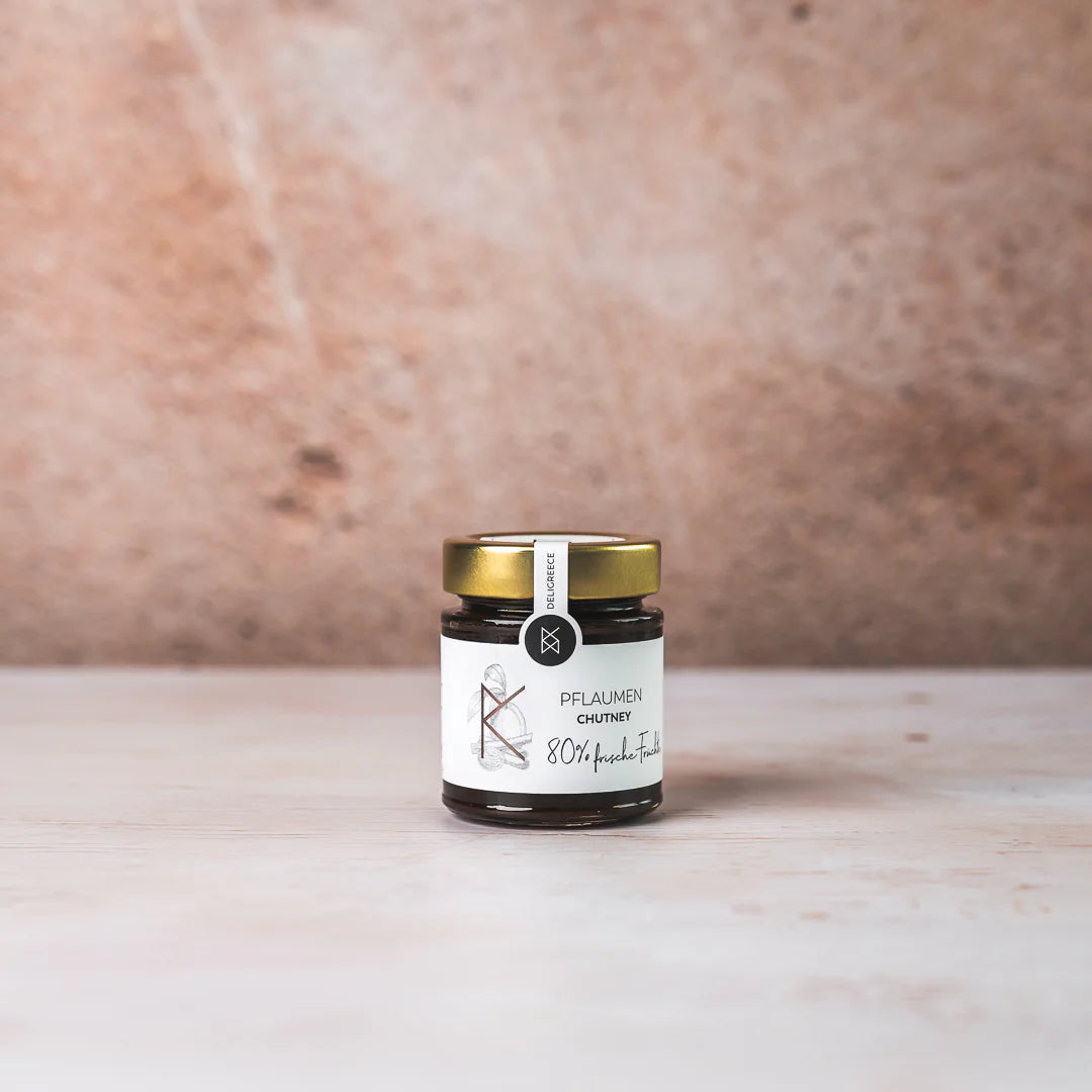 Deligreece Pflaumen Chutney 80% (180g) - Gourmet Markt