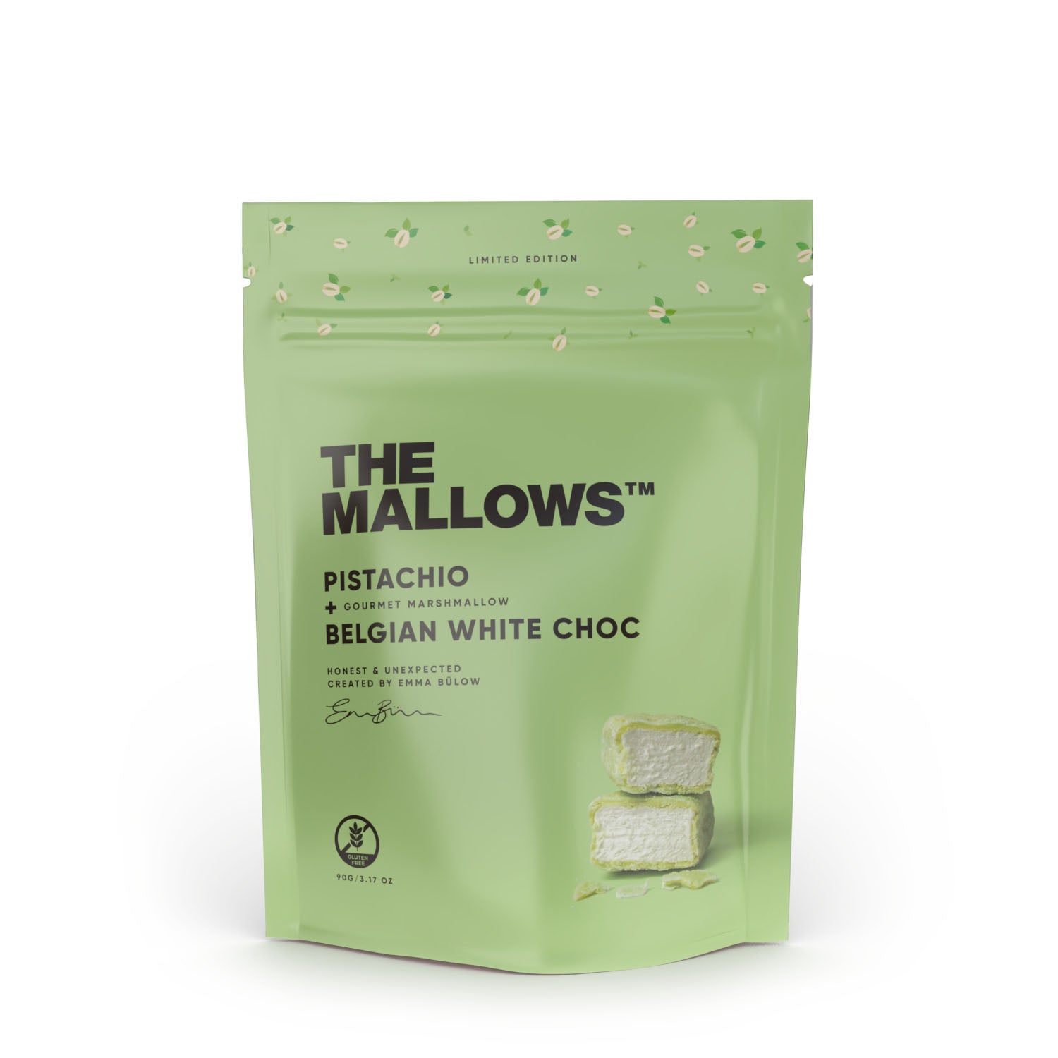 The Mallows Pistachio Marshmallows (90g) - Gourmet Markt