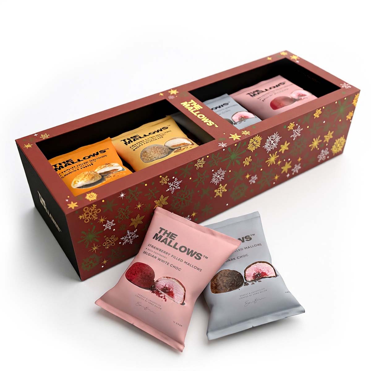 The Mallows Caramel filled Marshmallows Gift Box - Winter Edition (118g) - Gourmet Markt
