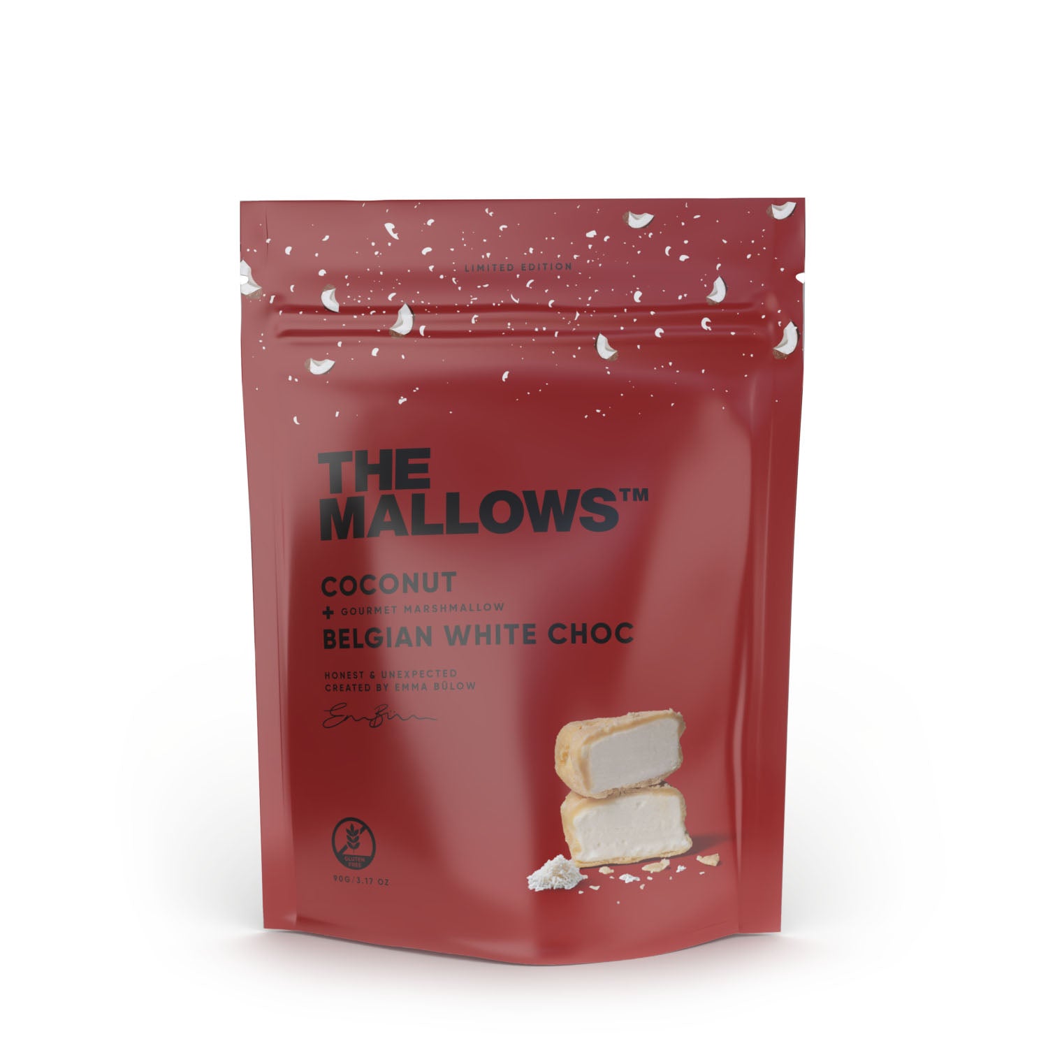 The Mallows Coconut + White Choc Marshmallows (90g) - Gourmet Markt