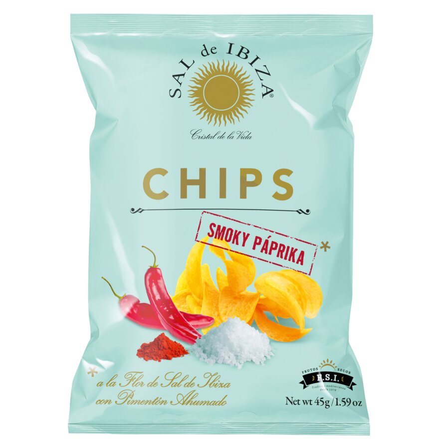 Chips a la Flor de Sal - Smoky Paprika (45g)