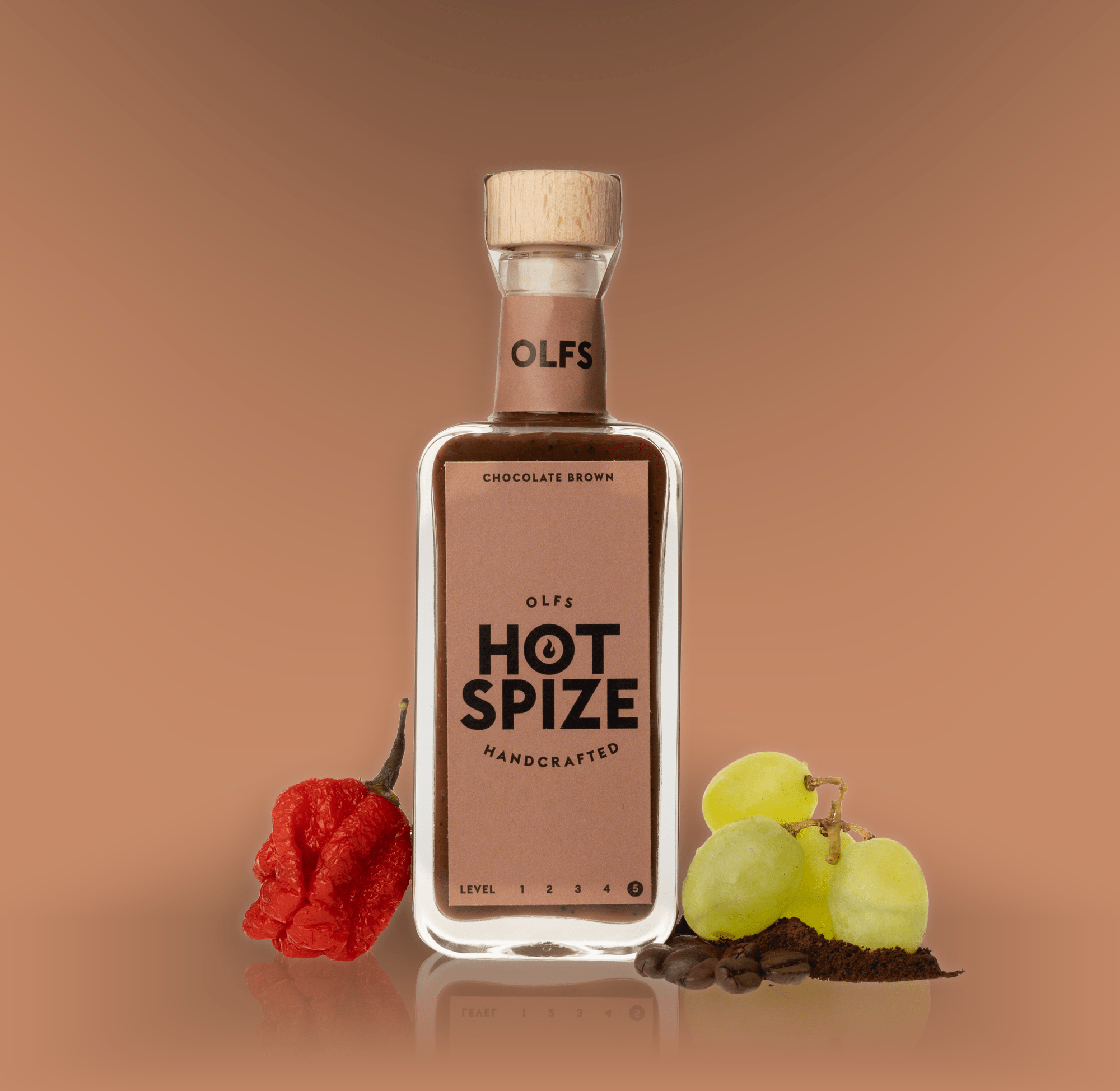 Olfs Hot Spize Chocolate Brown (100ml) - Gourmet Markt
