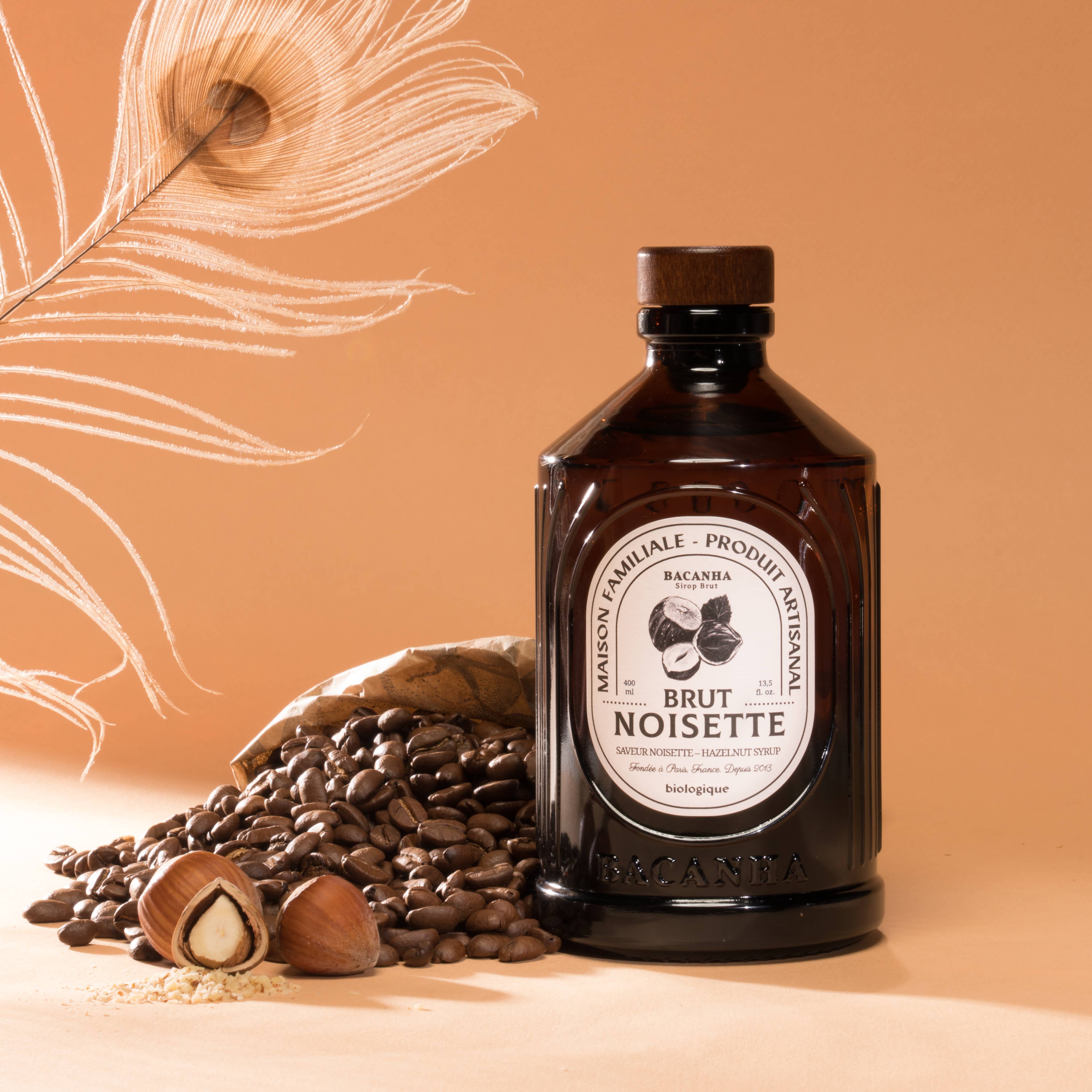 Bacanha Bio-Haselnusssirup (400ml) - Gourmet Markt