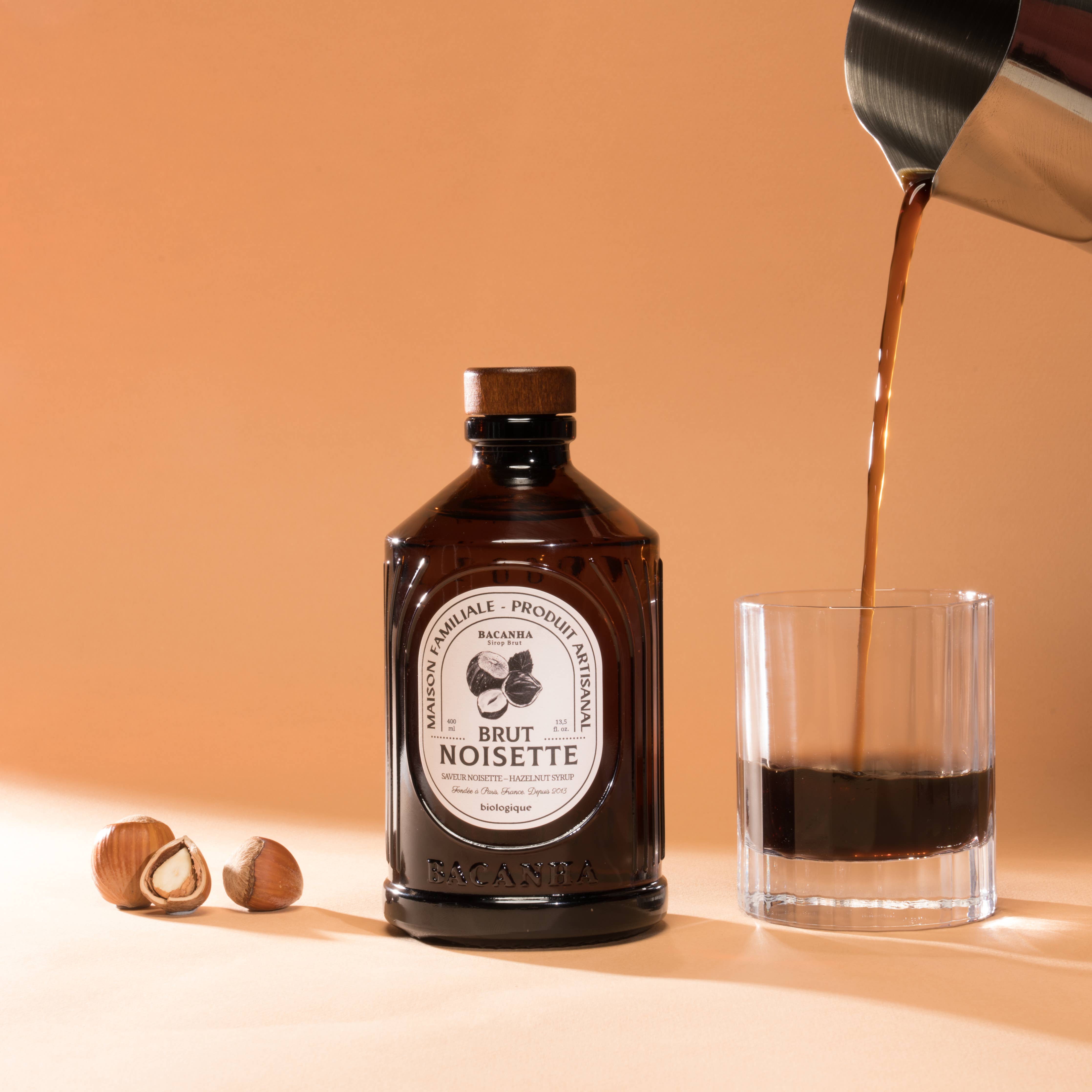 Bacanha Bio-Haselnusssirup (400ml) - Gourmet Markt