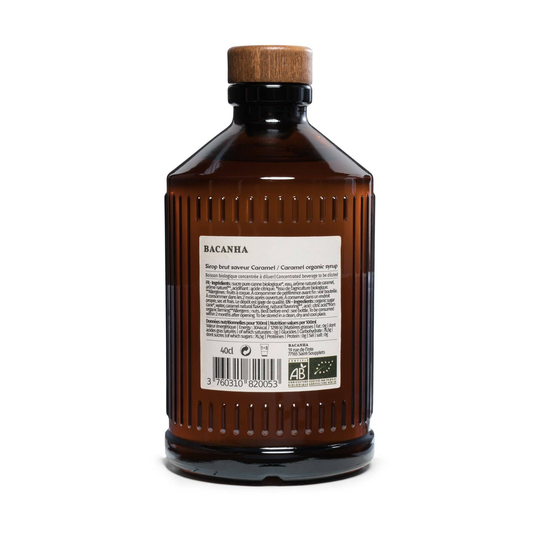 Bacanha Bio-Karamellsirup (400ml) - Gourmet Markt