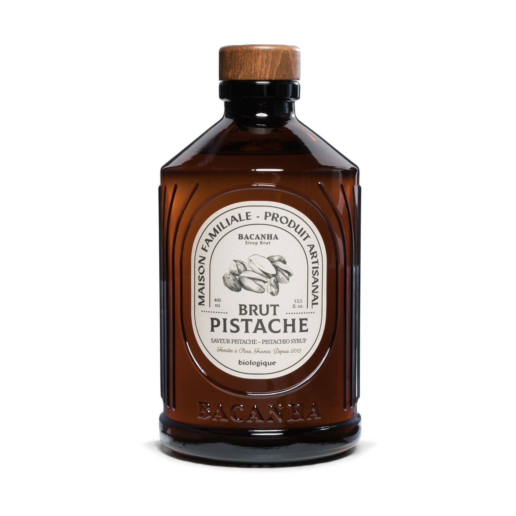 Bacanha Bio-Pistaziensirup (400ml) - Gourmet Markt