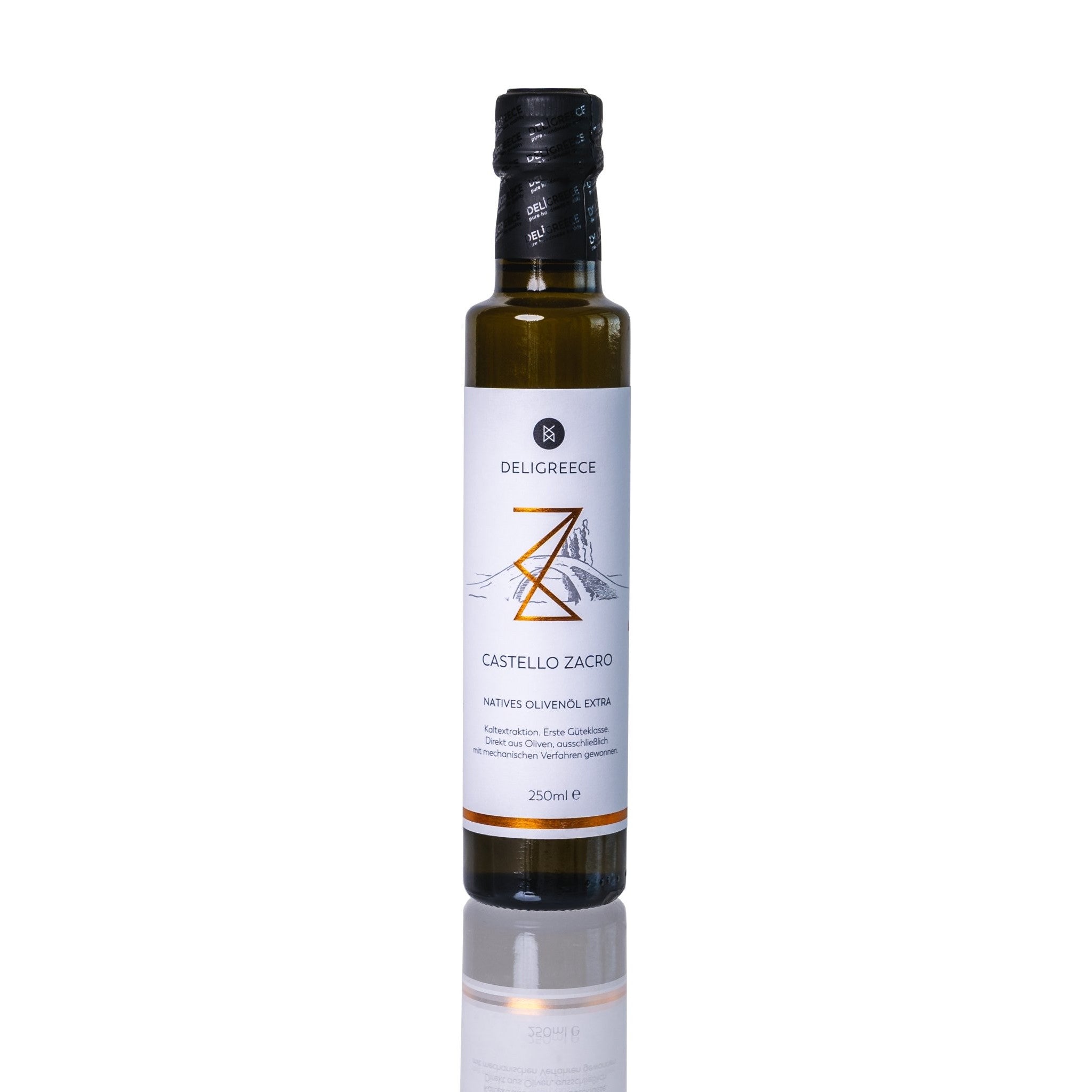Deligreece Castello Zacro natives Olivenöl extra (0,25l) - Gourmet Markt