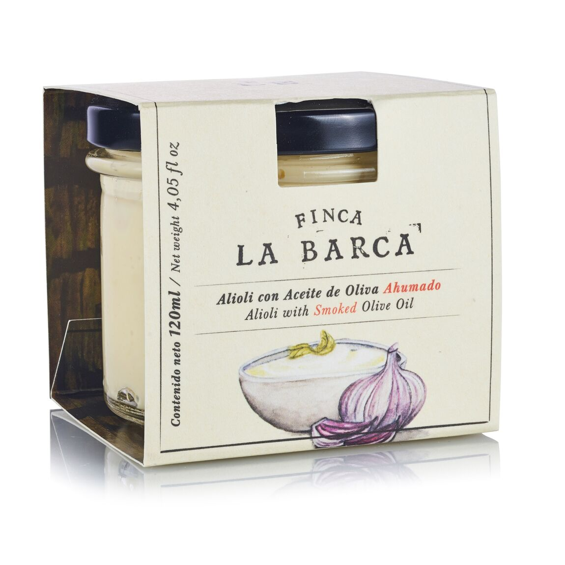 Finca La Barca Alioli mit geräuchertem Olivenöl (120ml) - Gourmet Markt