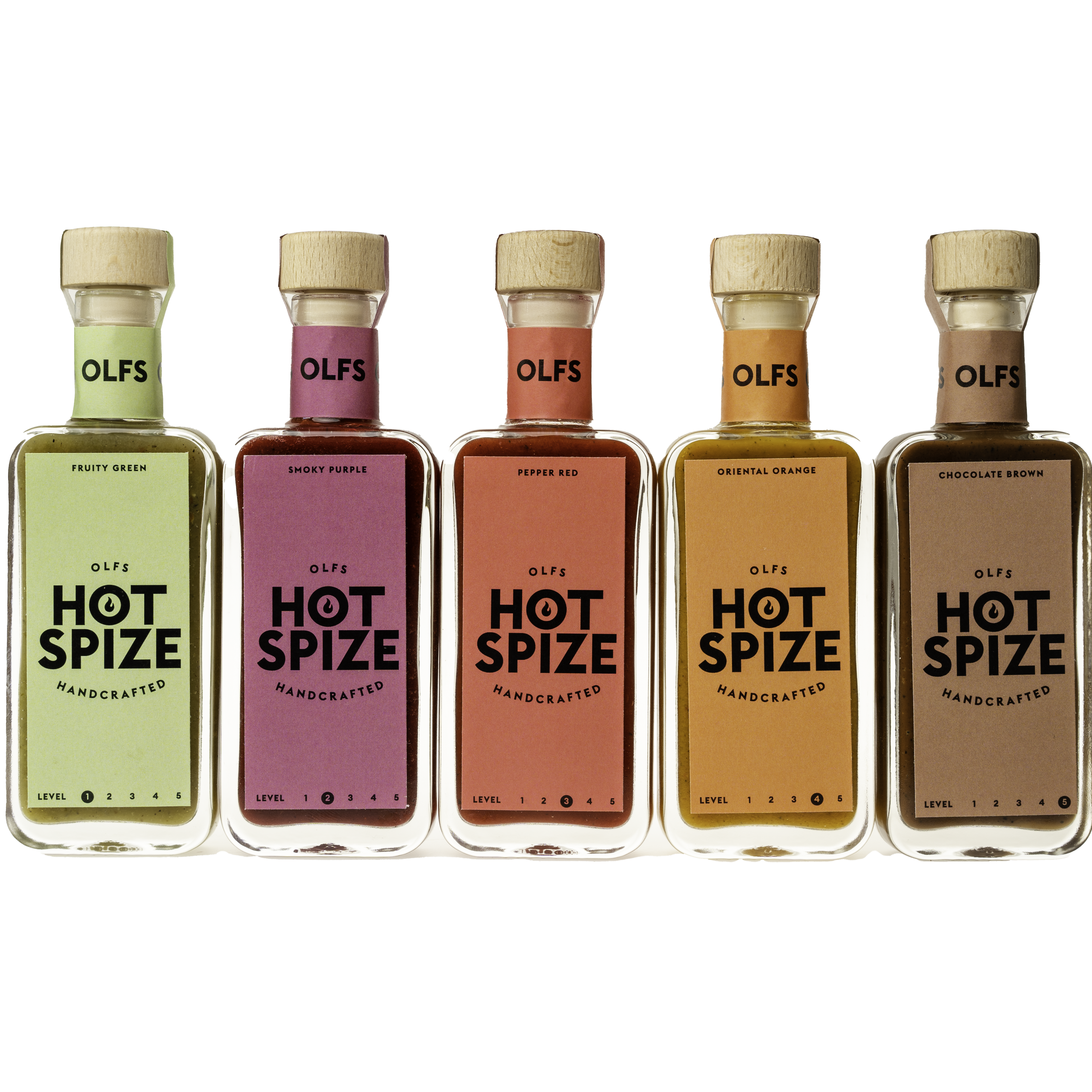 Olfs Hot Spize 5x20ml Probier-Set (100ml) - Gourmet Markt