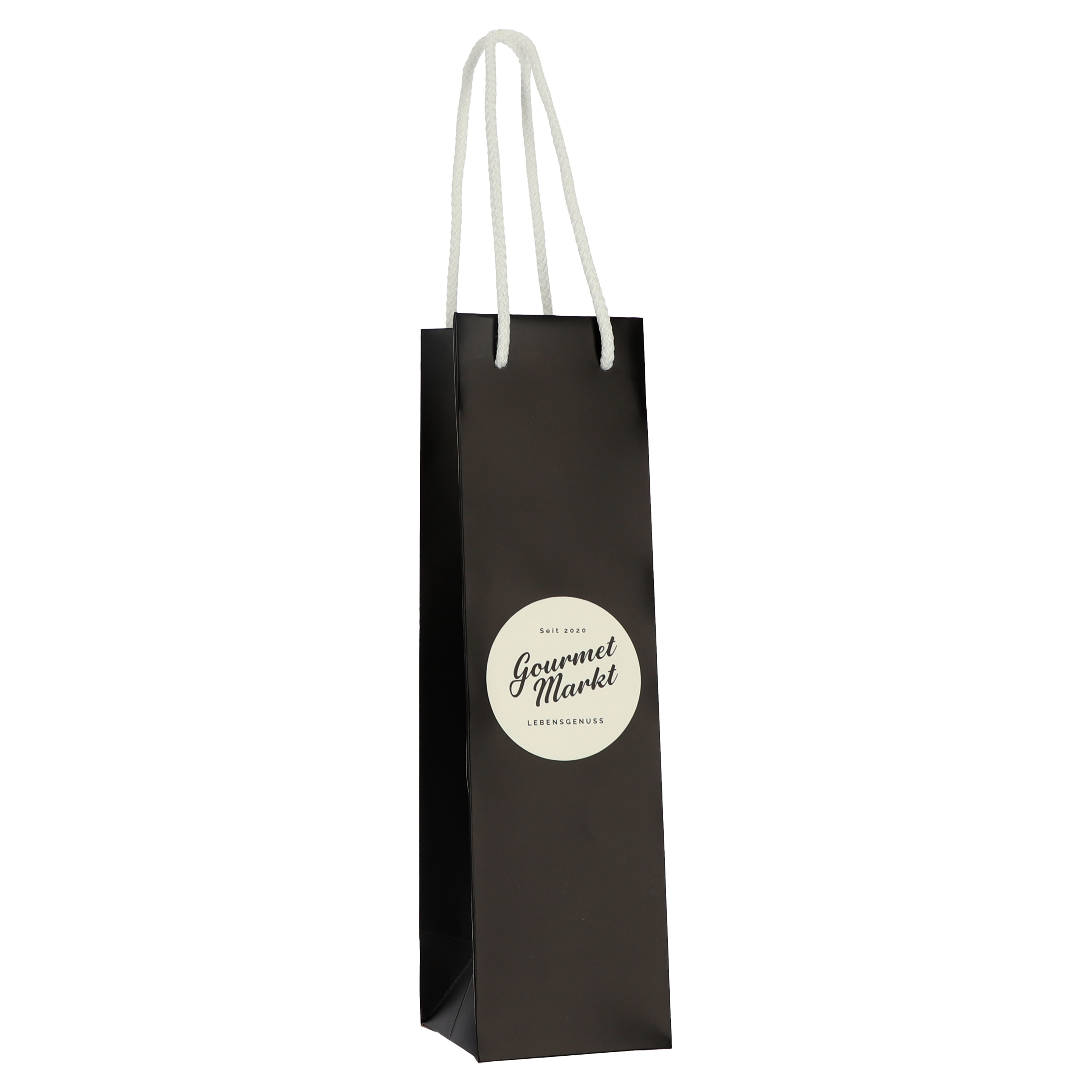 Gourmet Markt Papiertasche für 1 Flasche - Gourmet Markt