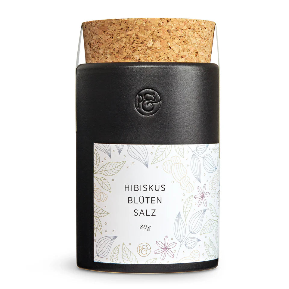Hibiskusblütensalz Keramikdose (80g)