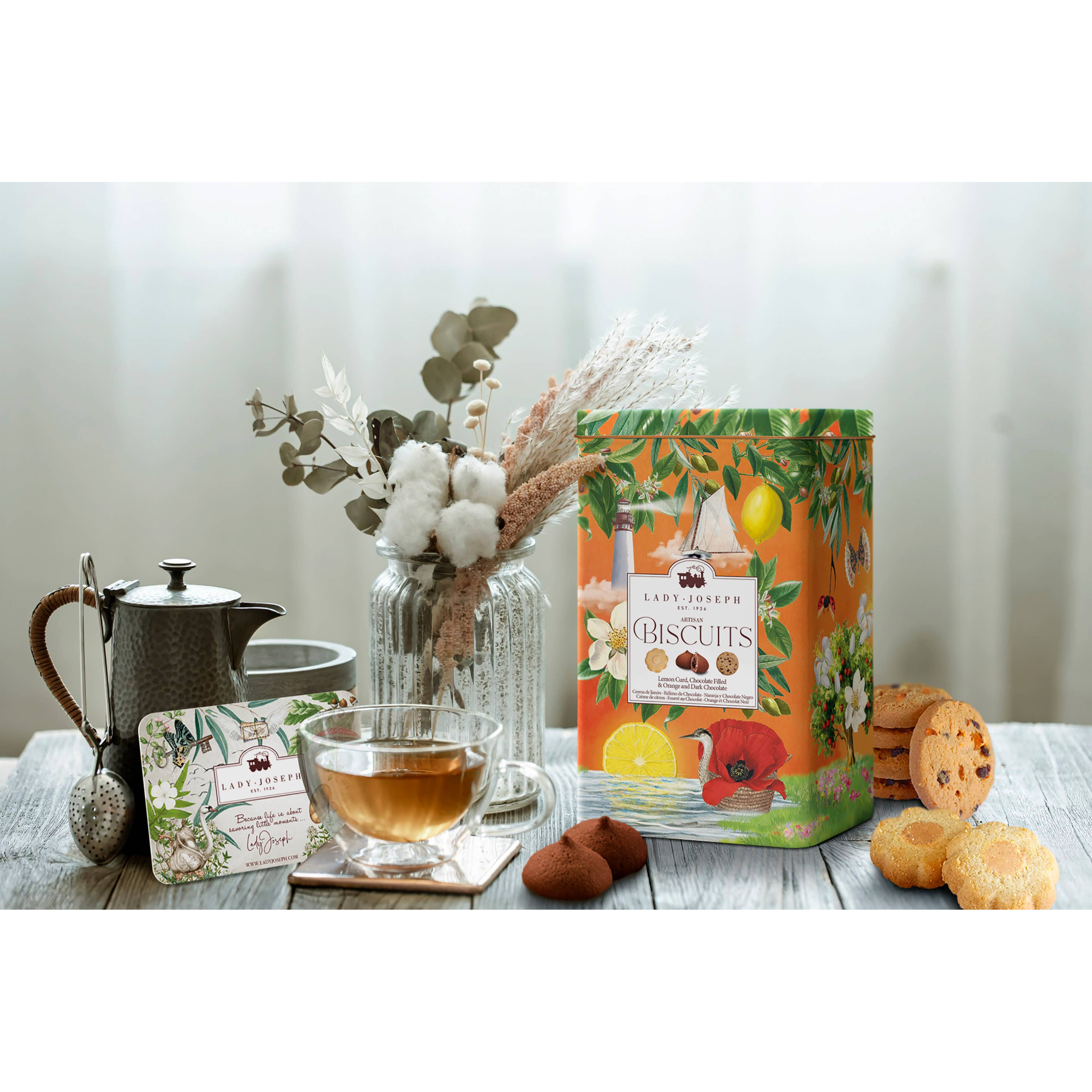 Lady Joseph Biscuits in der Metalldose (300g) - Gourmet Markt