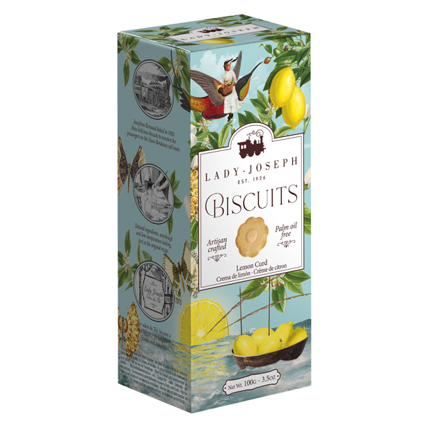 Lady Joseph Kekse mit Lemon Curd (100g) - Gourmet Markt