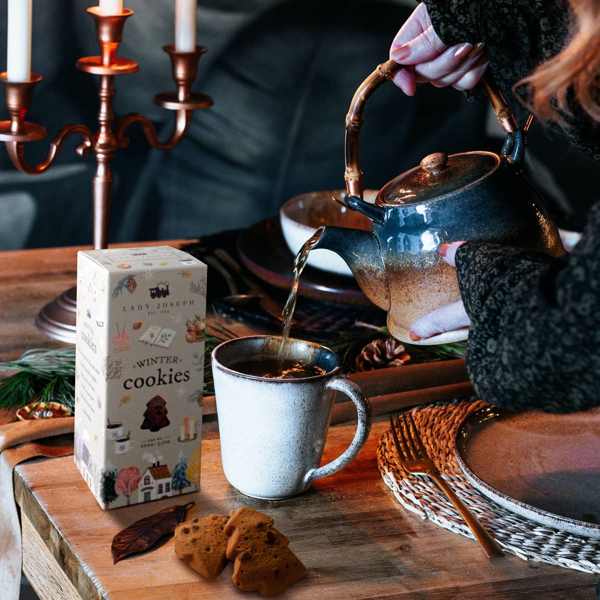 Lady Joseph Schokoladenkekse Winterausgabe (100 g) - Gourmet Markt