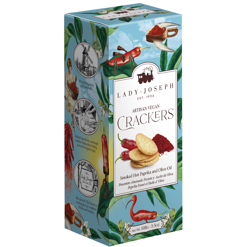 Lady Joseph Cracker mit geräuchertem Paprika und Olivenöl (100g) - Gourmet Markt