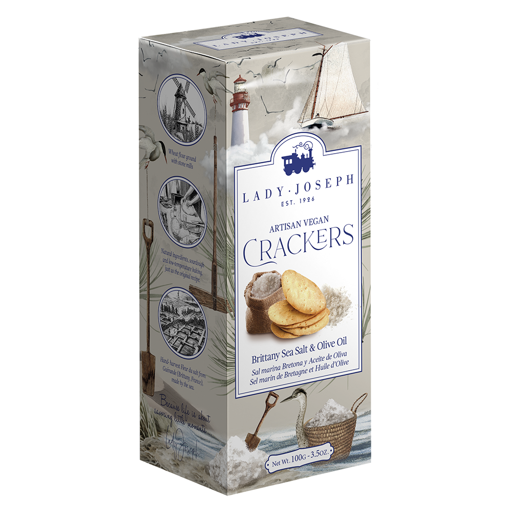 Lady Joseph Cracker mit Meersalz und Olivenöl (100g) - Gourmet Markt