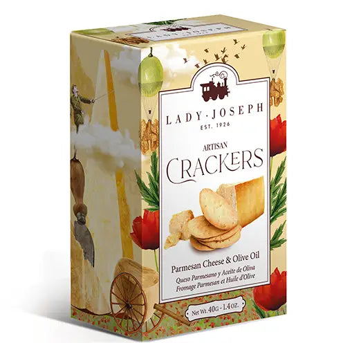 Lady Joseph Mini Cracker mit Parmesan und Olivenöl (40g) - Gourmet Markt