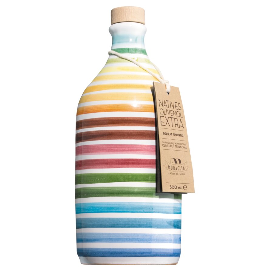 Muraglia Natives Olivenöl extra Tonkrug (0,5l) - Gourmet Markt