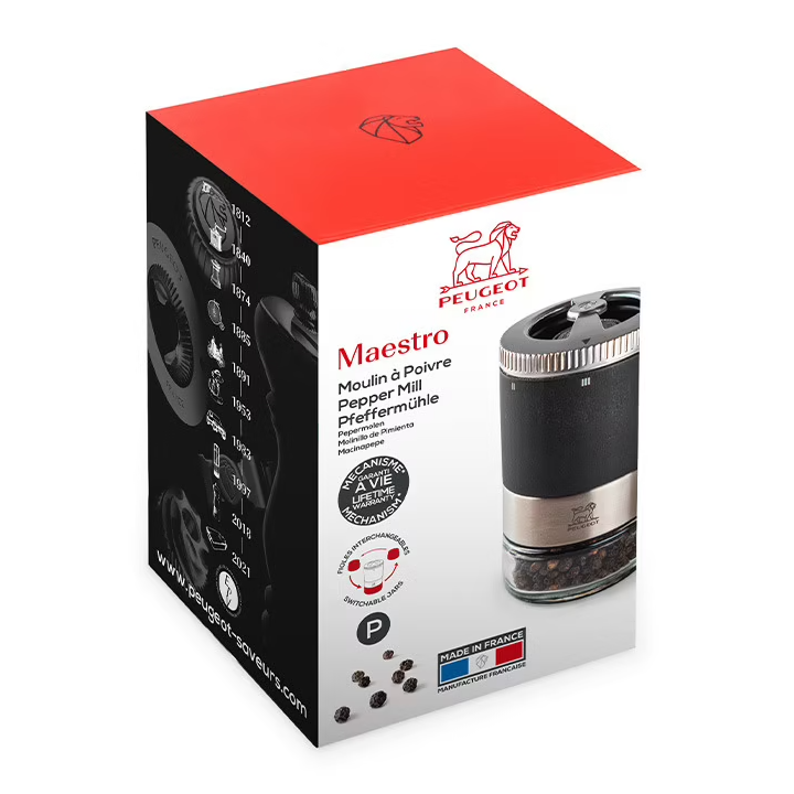 Peugeot Saveurs Peugeot Maestro Pfeffermühle mit u'select - Gourmet Markt