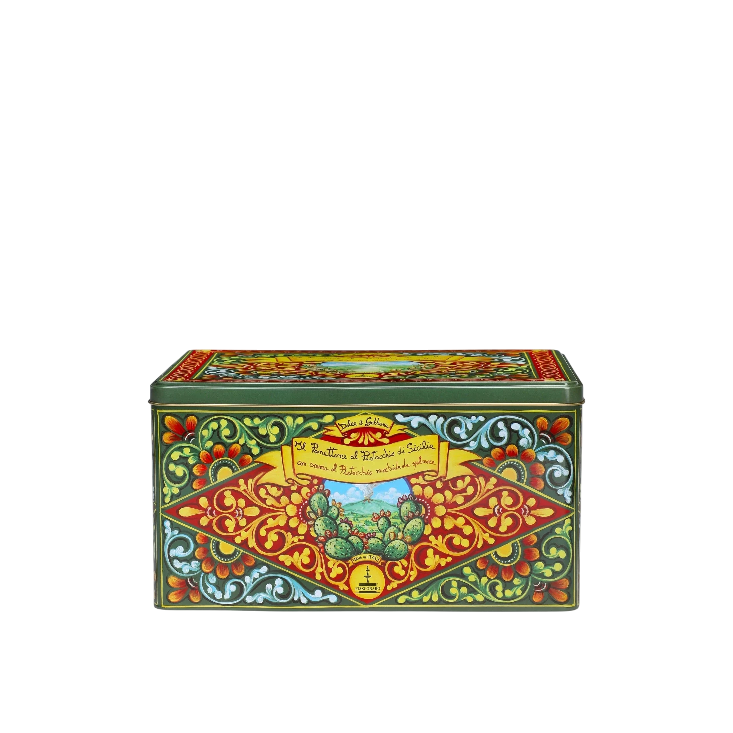 Fiasconaro Panettone mit Pistazie und Pistaziencreme D&G (800g+200g) - Gourmet Markt