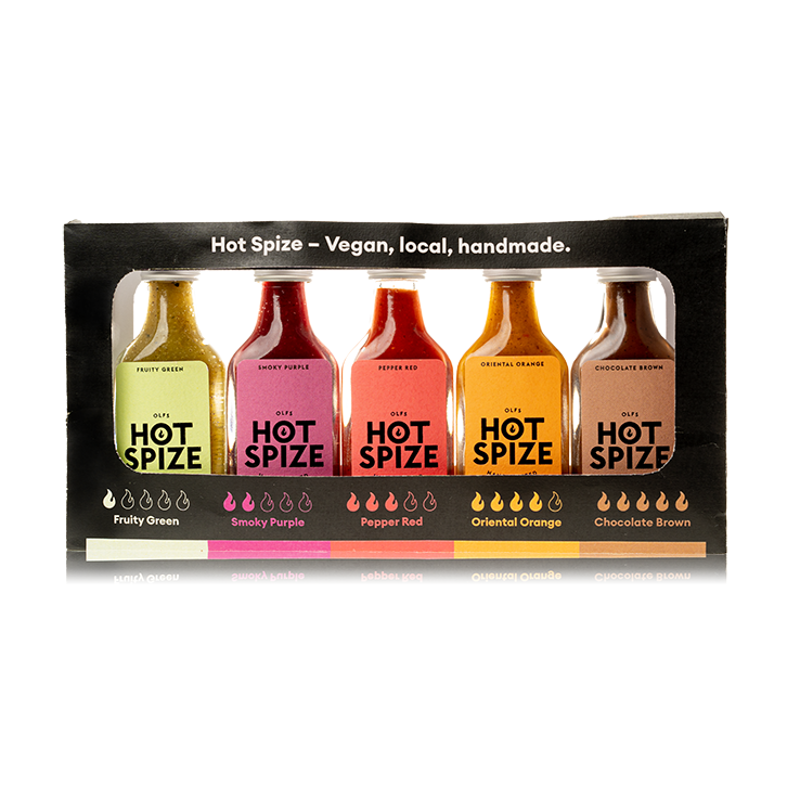 Olfs Hot Spize 5x20ml Probier-Set (100ml) - Gourmet Markt