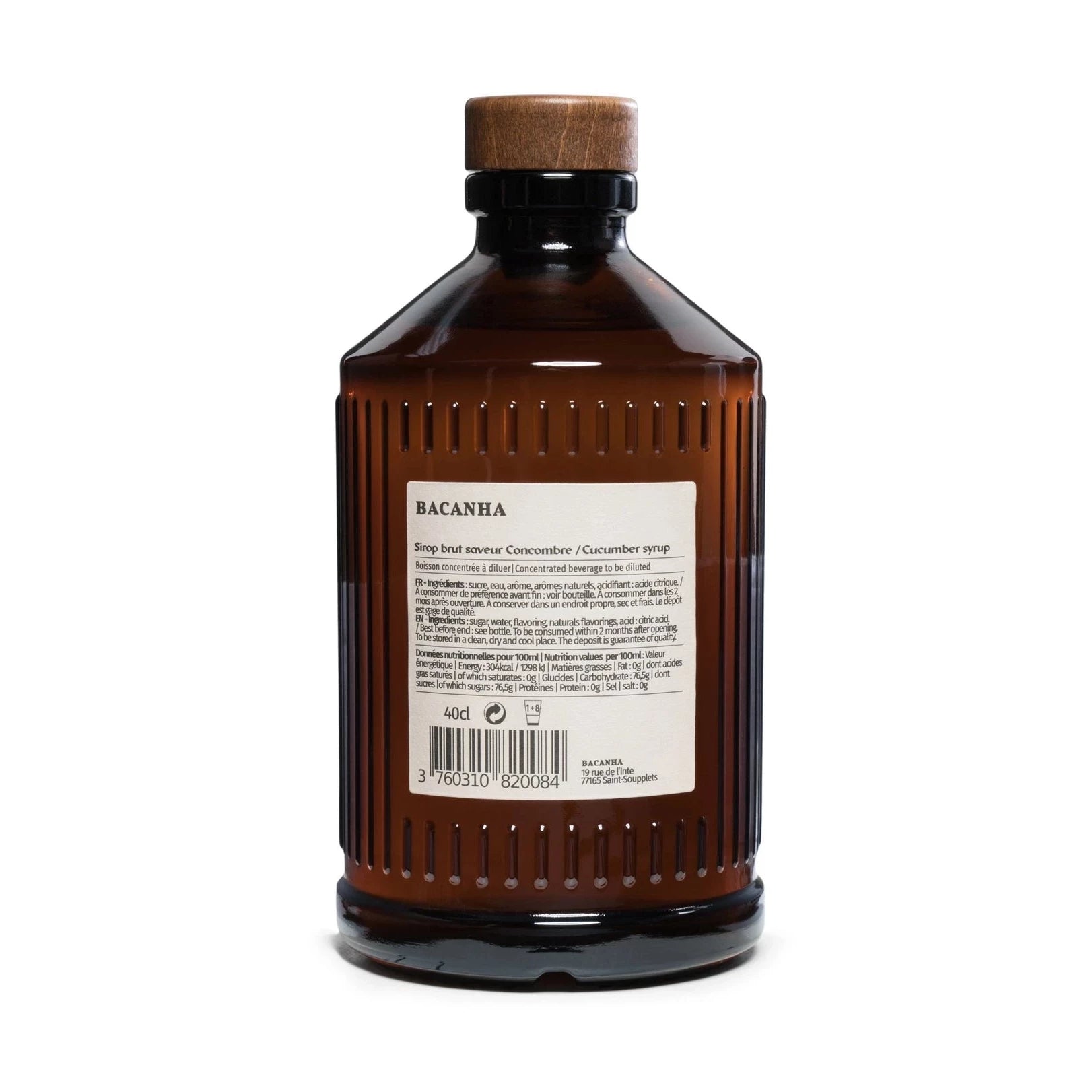 Bacanha Bio-Gurkensirup (400ml) - Gourmet Markt