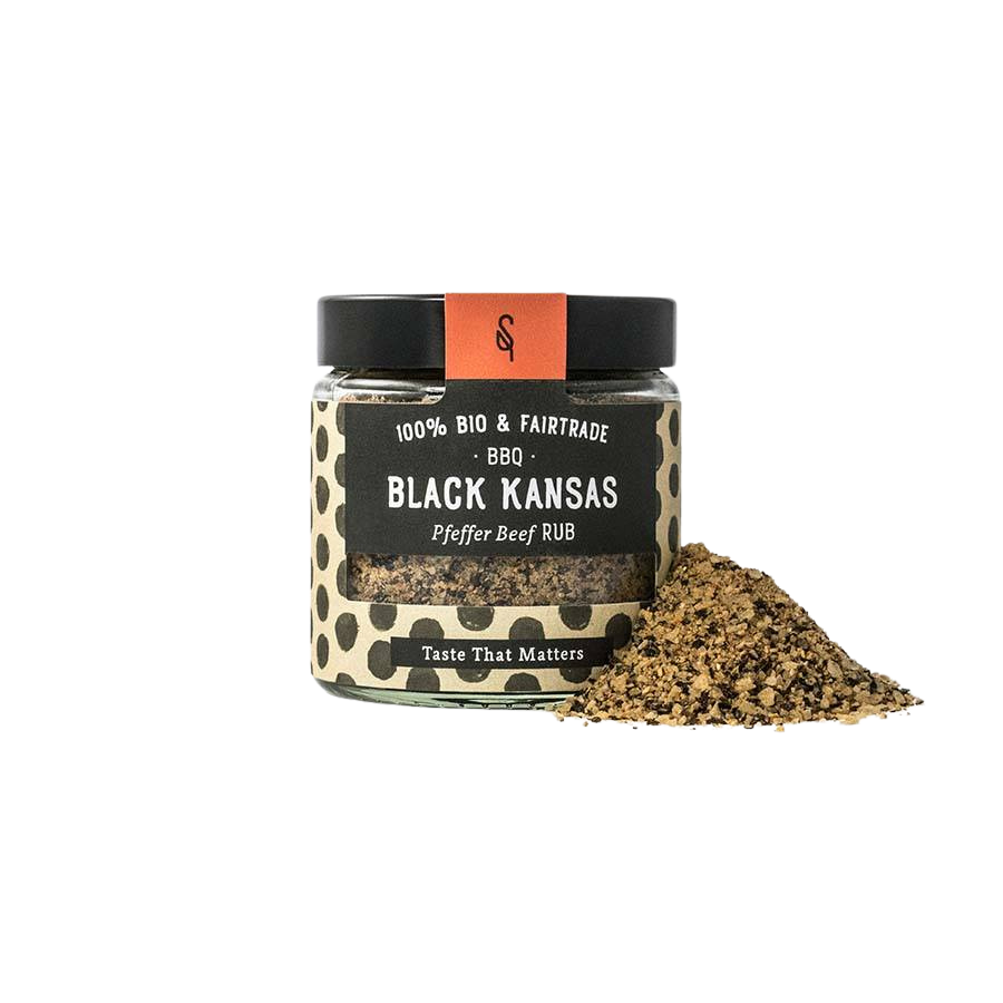 Soul Spice Soul Spice BBQ Black Kansas Pfeffer BIO (75g) - Gourmet Markt
