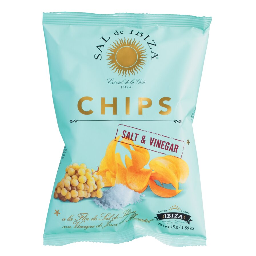 Chips a la Flor de Sal - Salt & Vinegar (45g)