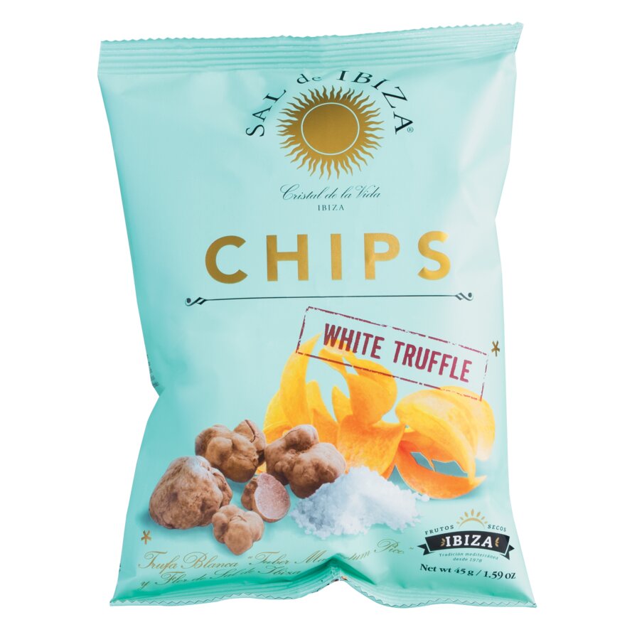 Sal de Ibiza Chips a la Flor de Sal - White Truffle (45g) - Gourmet Markt