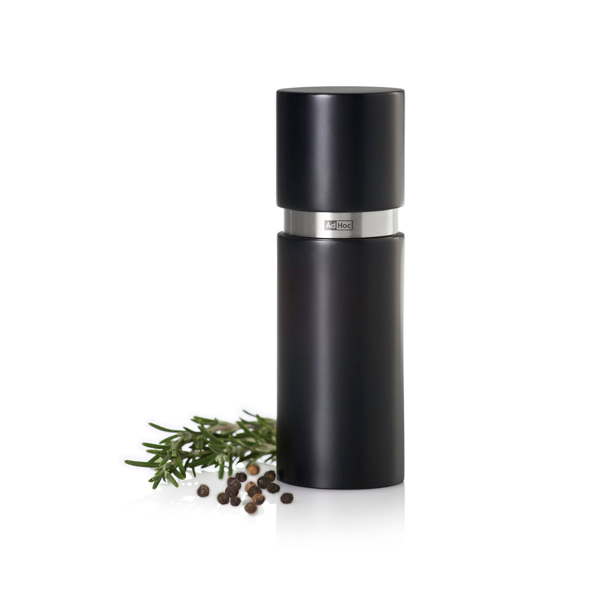 AdHoc Pfeffer- oder Salzmühle Textura schwarz - Gourmet Markt