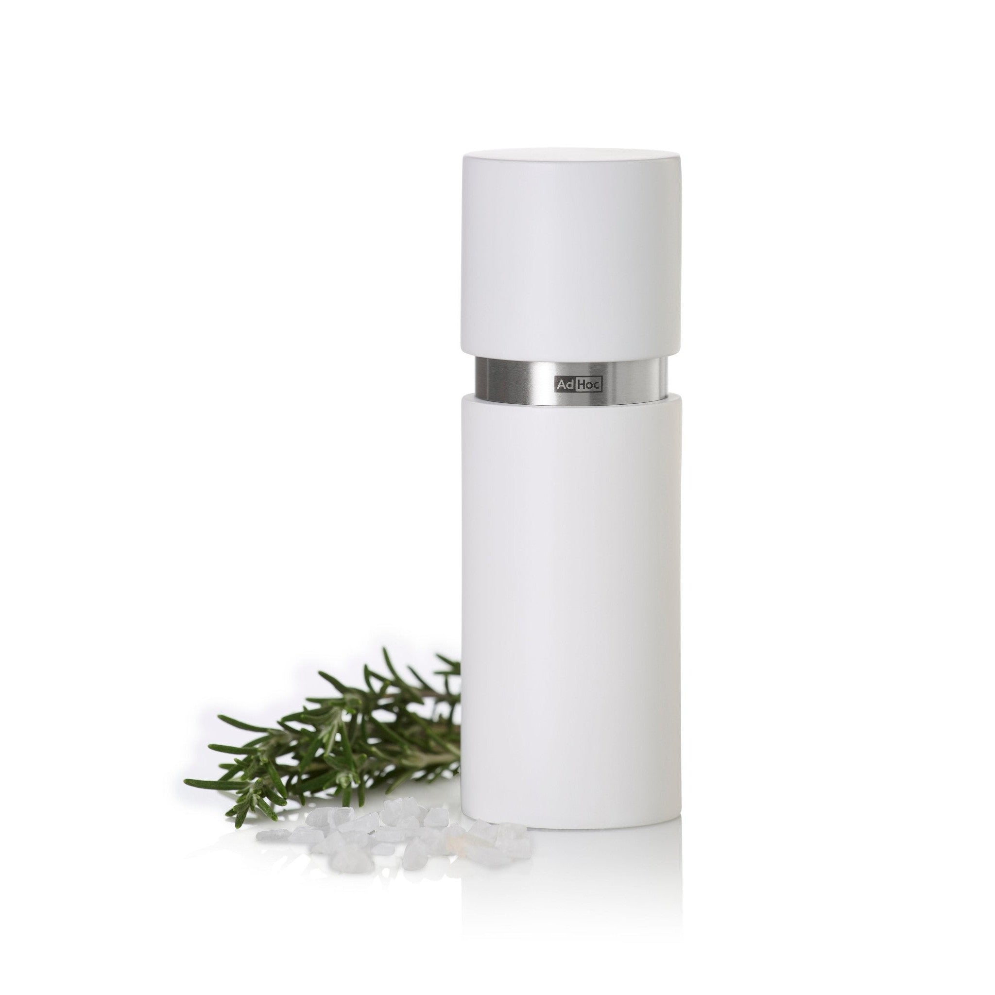 AdHoc Pfeffer- oder Salzmühle Textura weiß - Gourmet Markt