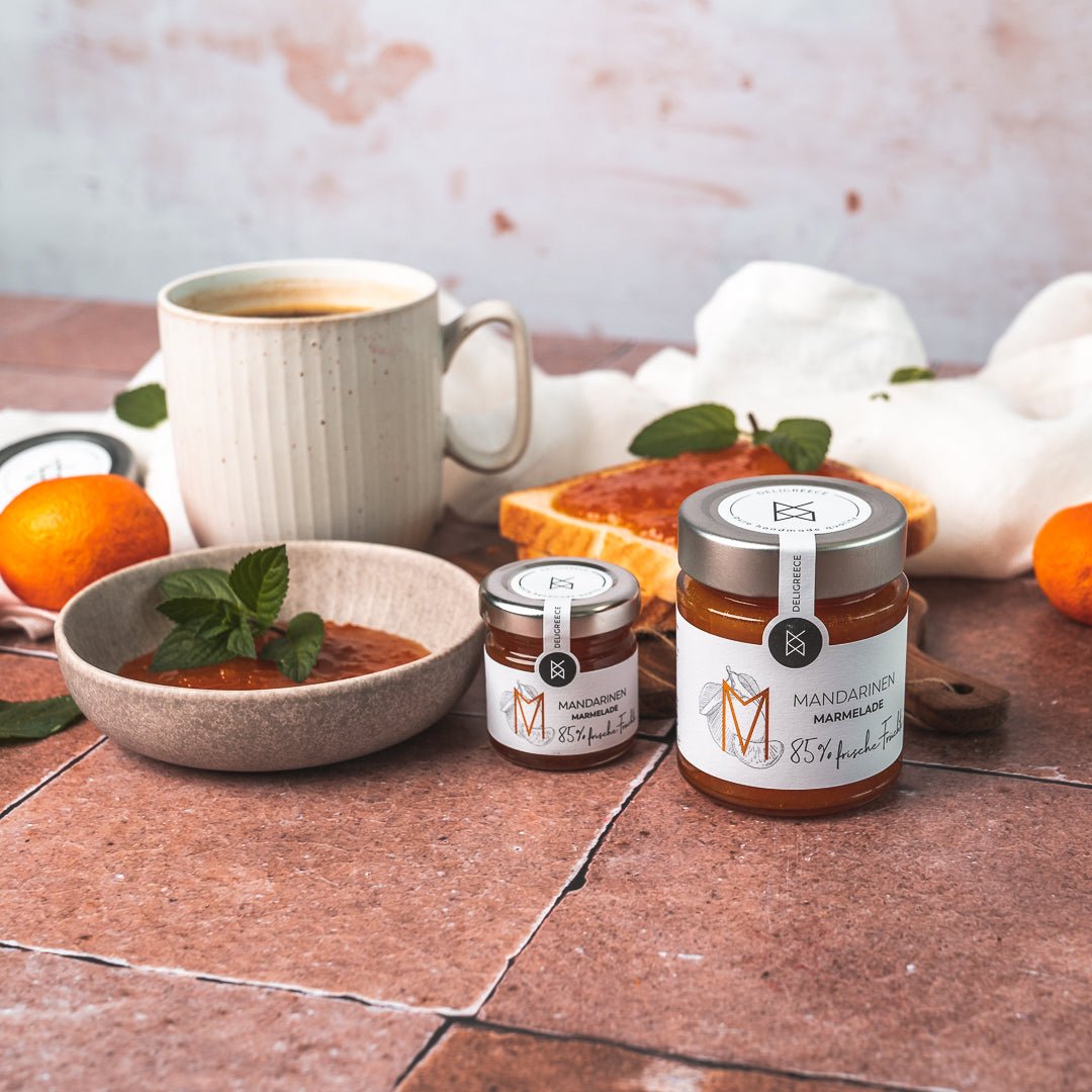 Deligreece Mandarinen Marmelade 85% (180g) - Gourmet Markt