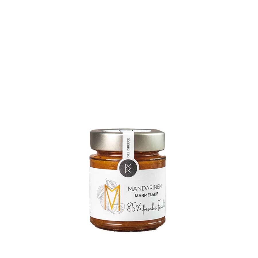 Deligreece Mandarinen Marmelade 85% (180g) - Gourmet Markt
