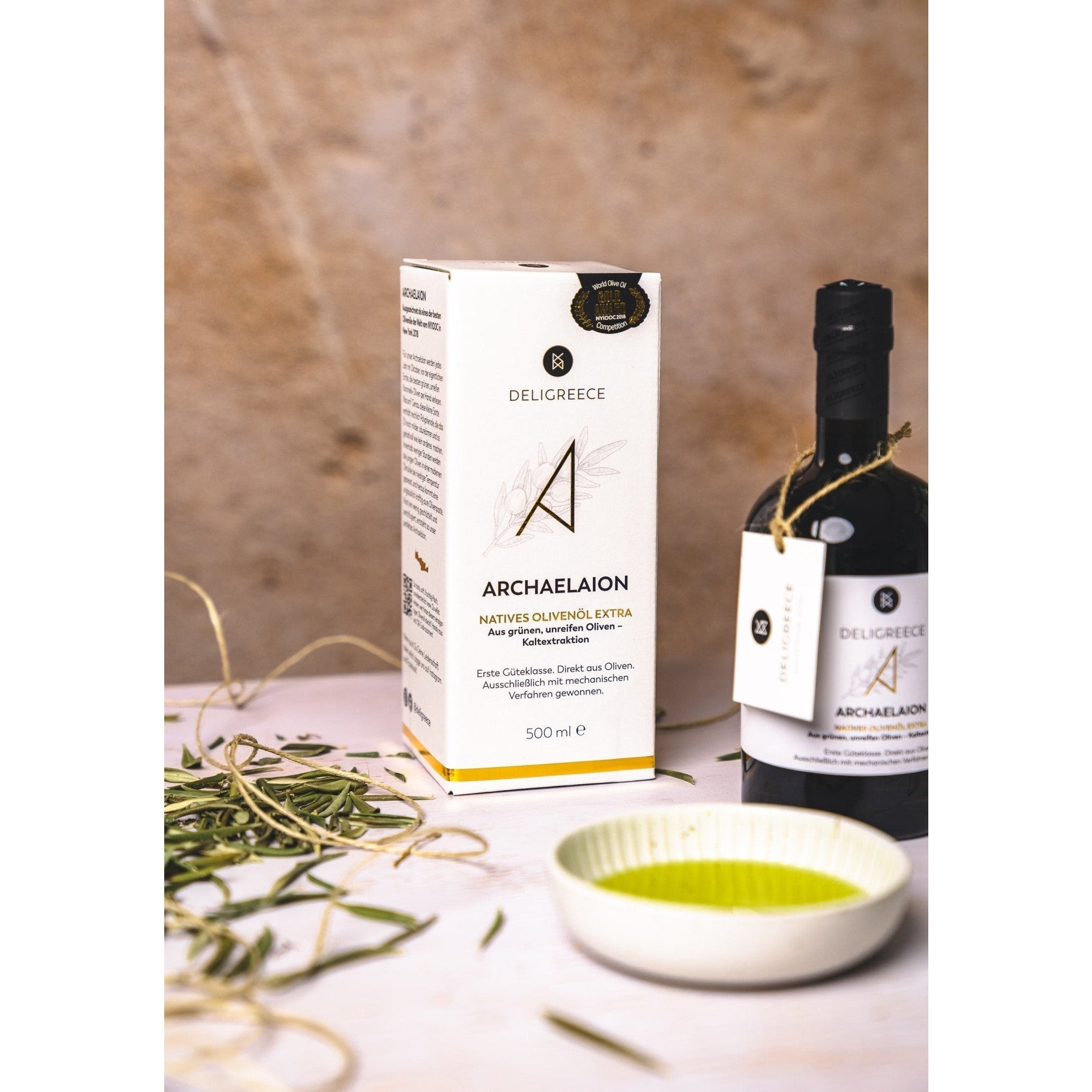 Deligreece Archaelaion natives Olivenöl extra (0,5l) - Gourmet Markt