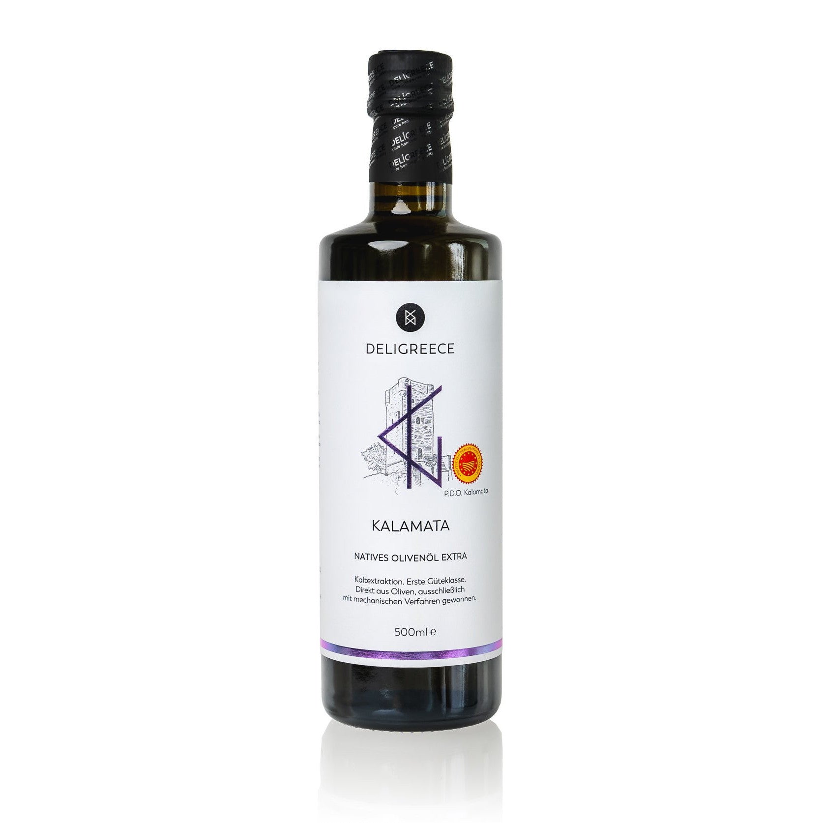 Deligreece Kalamata natives Olivenöl extra (0,5l) - Gourmet Markt