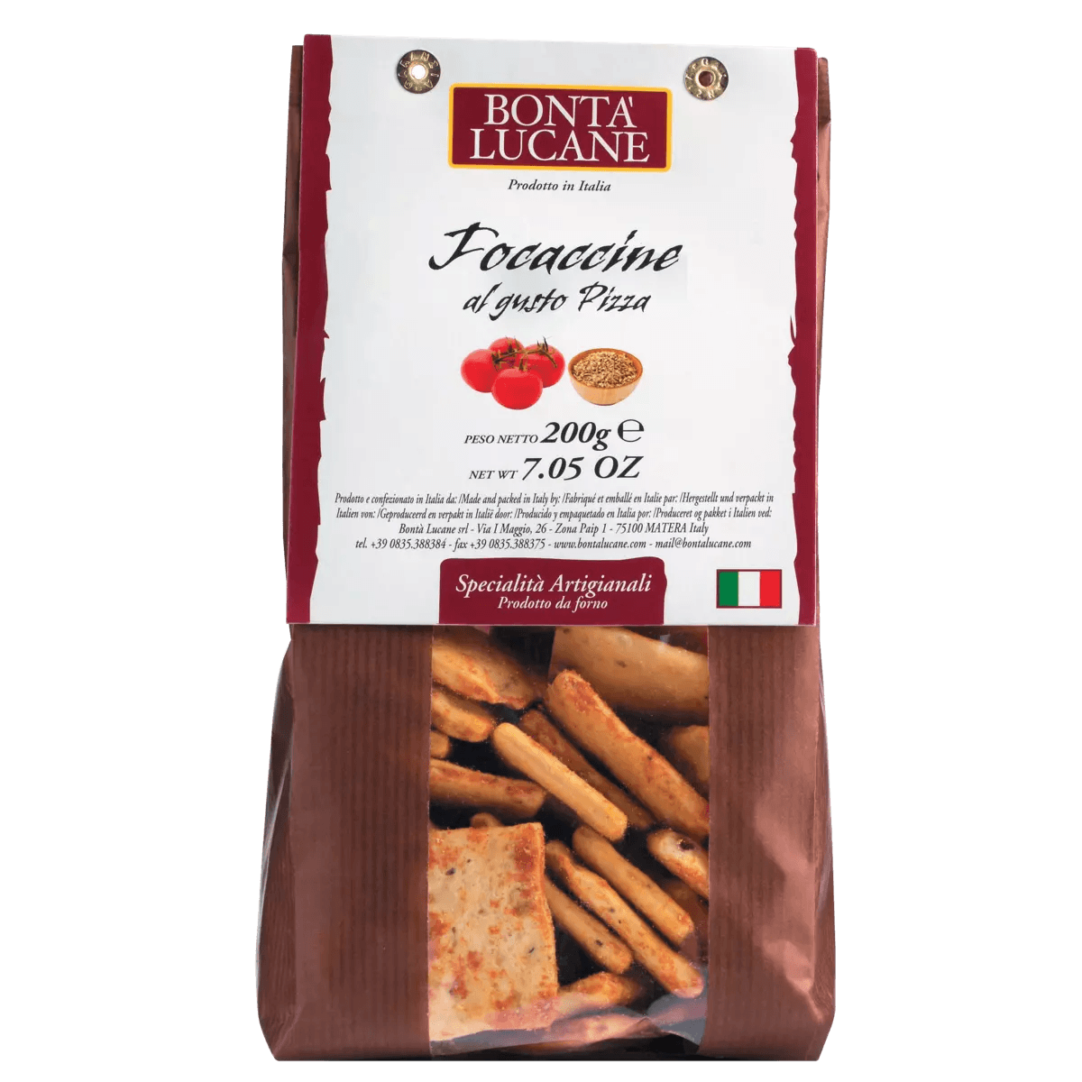 Focaccine alla Pizza (200g) - Gourmet Markt - Bonta Lucane