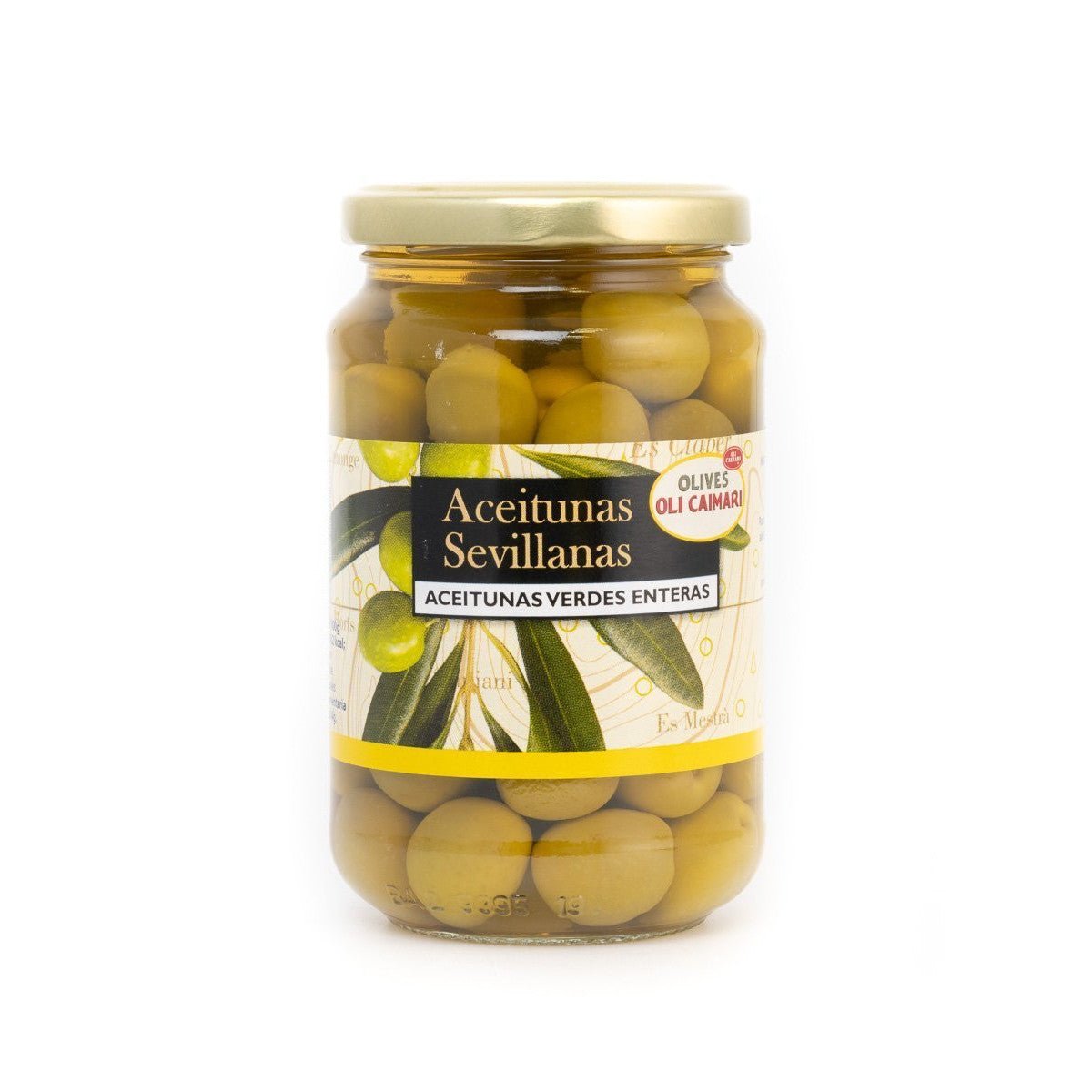 Grüne Oliven aus Sevilla (190g) - Gourmet Markt - Olives Oli Caimari