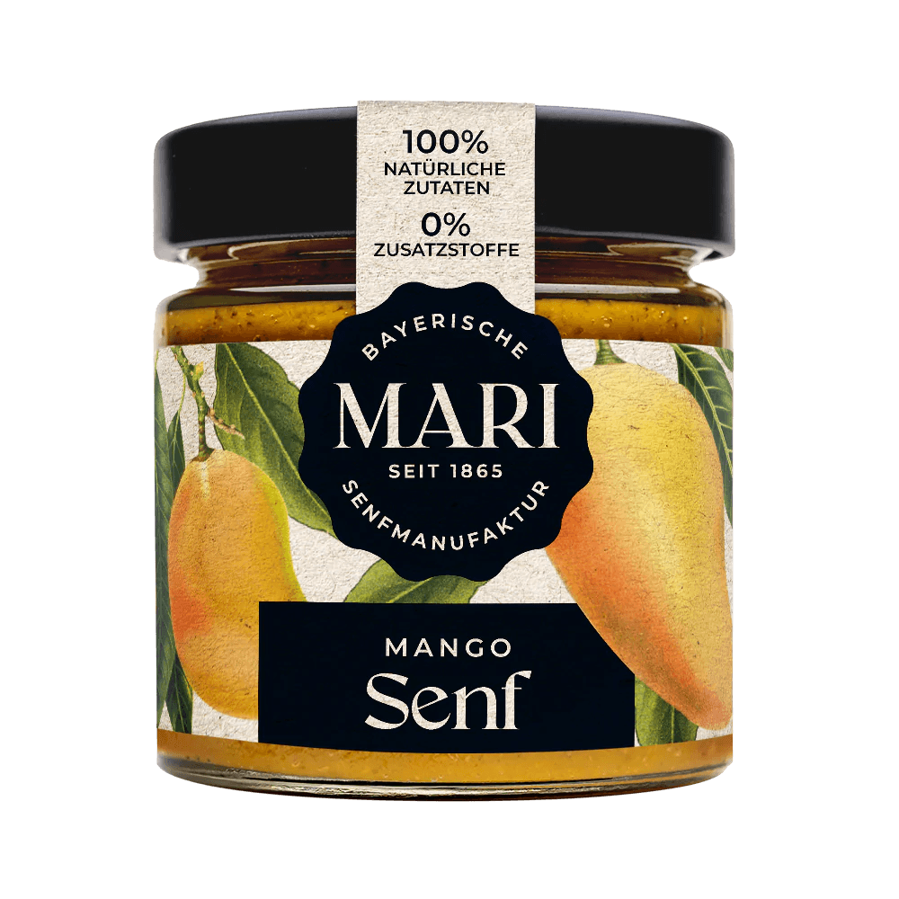 Mari Senfmanufaktur Mango Senf (180ml) - Gourmet Markt