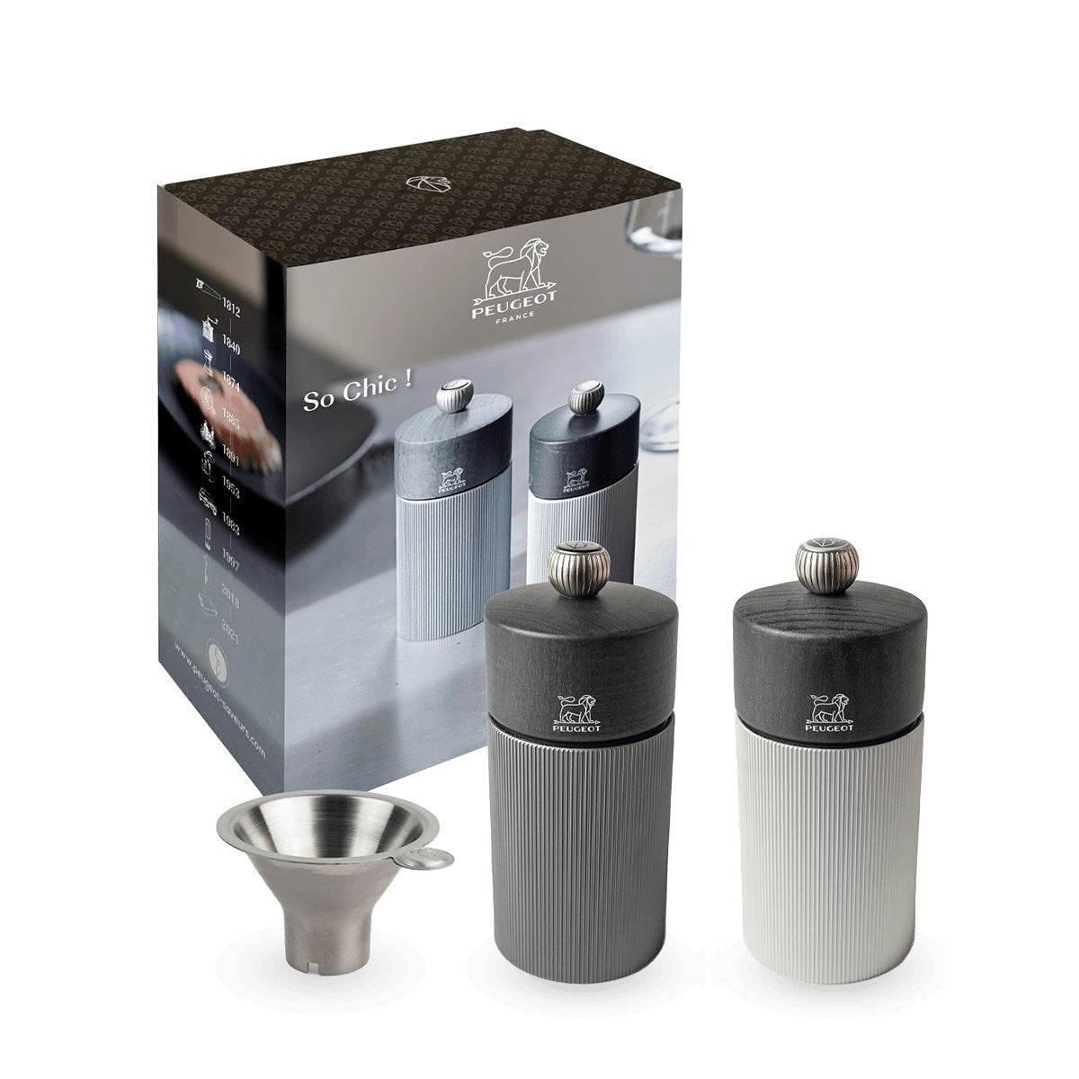 Peugeot Line Set Pfeffer- und Salzmühle 12cm - Gourmet Markt - Peugeot Saveurs