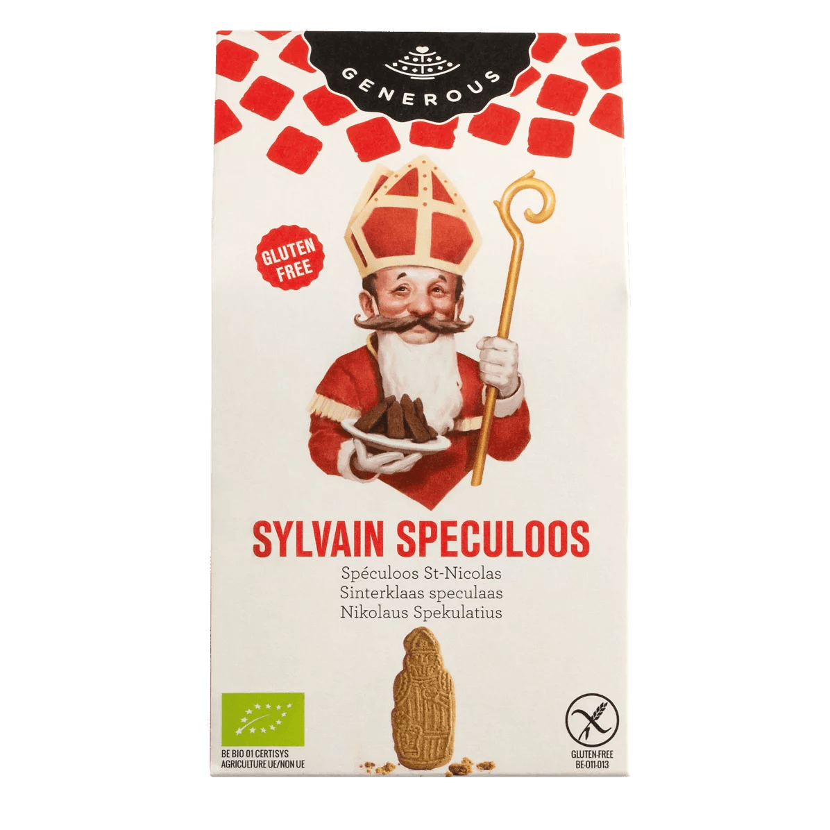 Sylvain Speculoos, Spekulatius, glutenfrei, Bio (140g) - Gourmet Markt - Generous