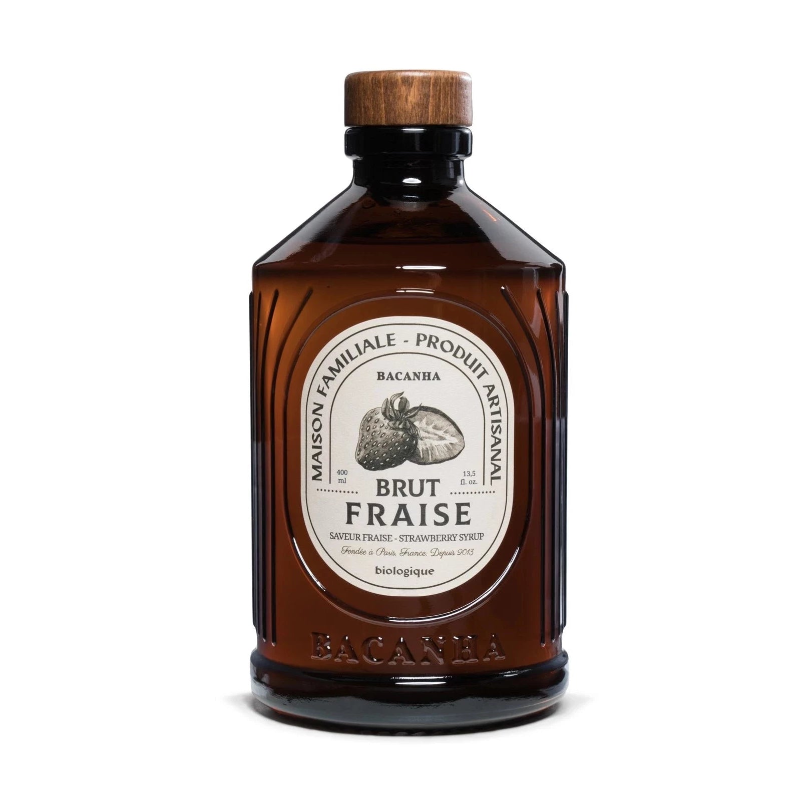 Bacanha Bio-Erdbeersirup (400ml) - Gourmet Markt