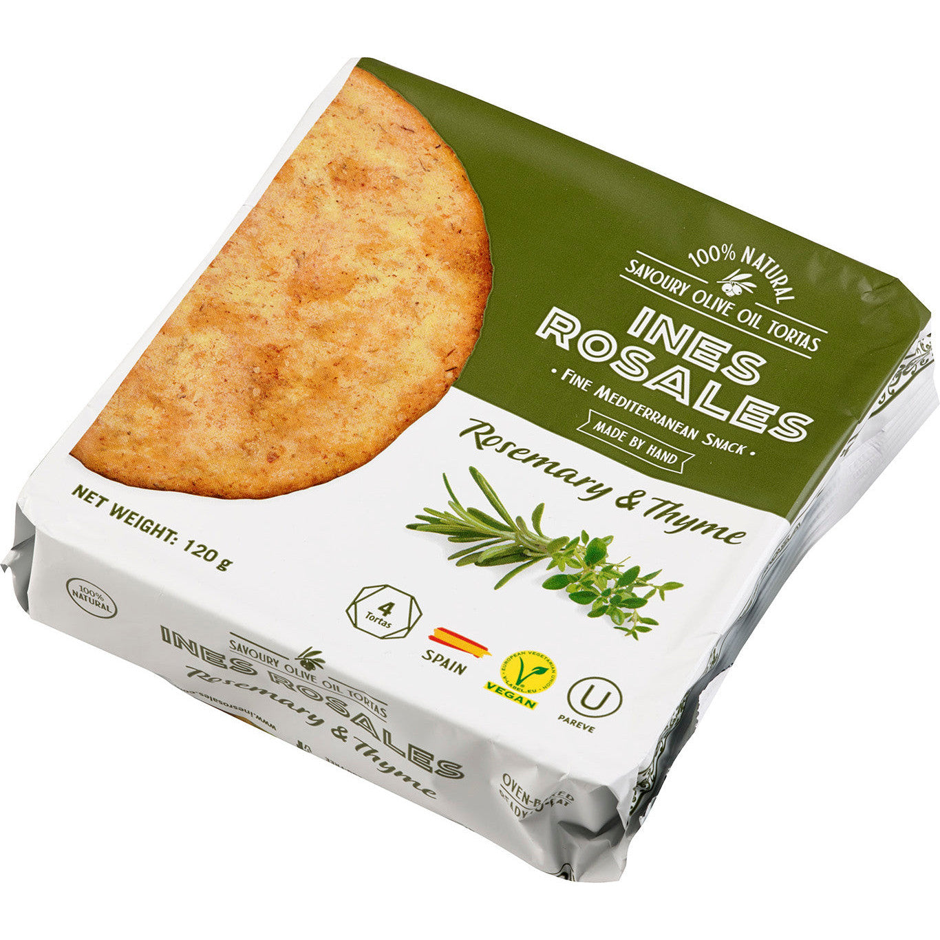 Tortas con aceite Oliva - Biscuits Rosmarin und Thymian (120g)