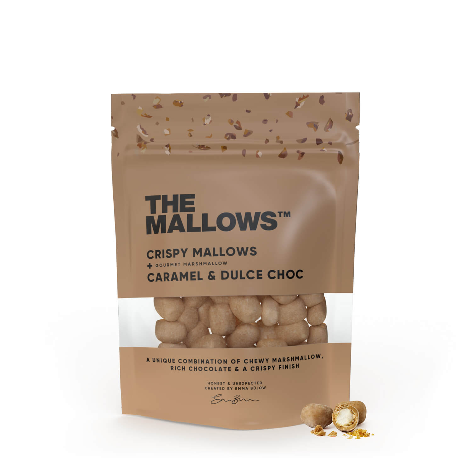 The Mallows Crispy Coated Mallows Caramel & Dulce (90g) - Gourmet Markt